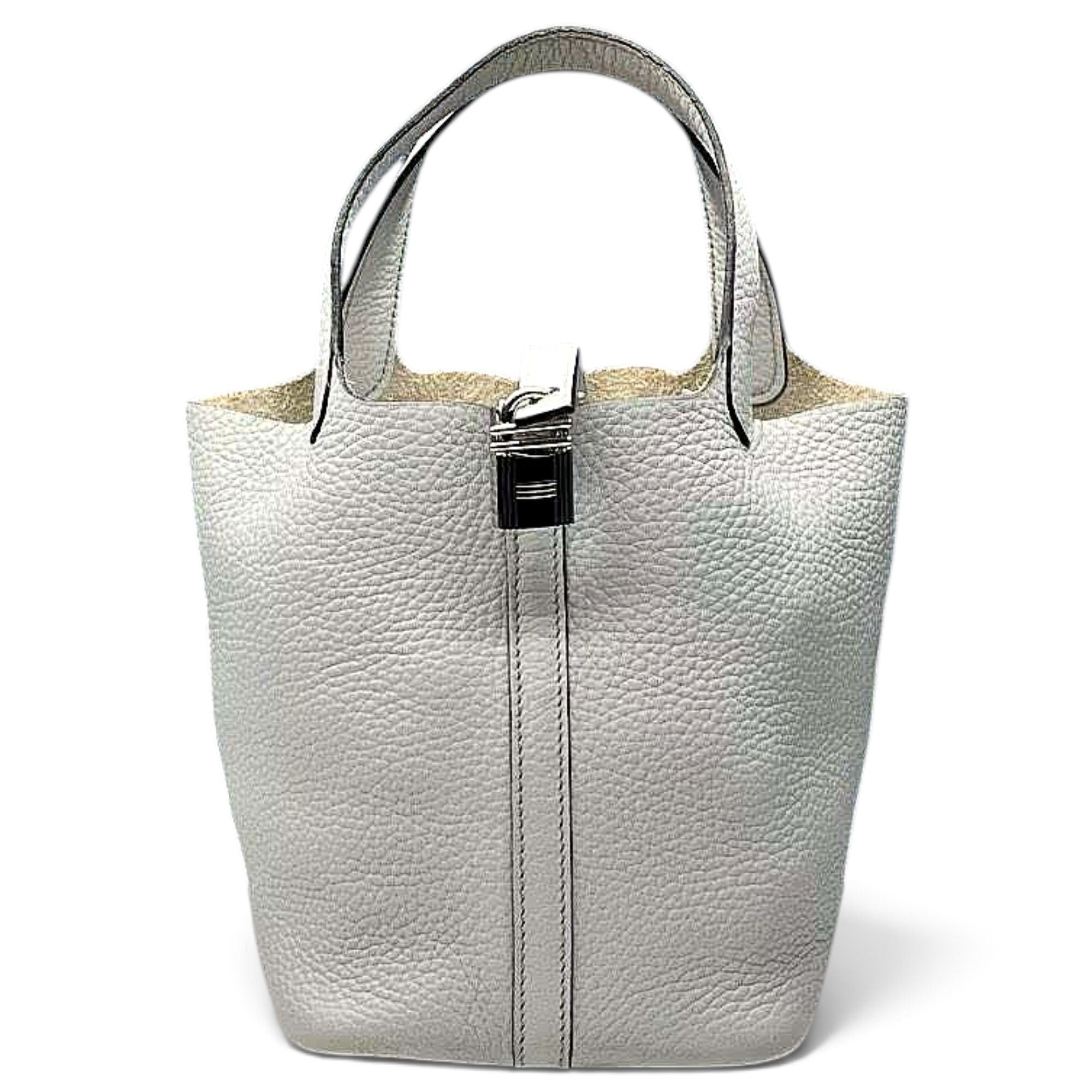 Picotin leather handbag
