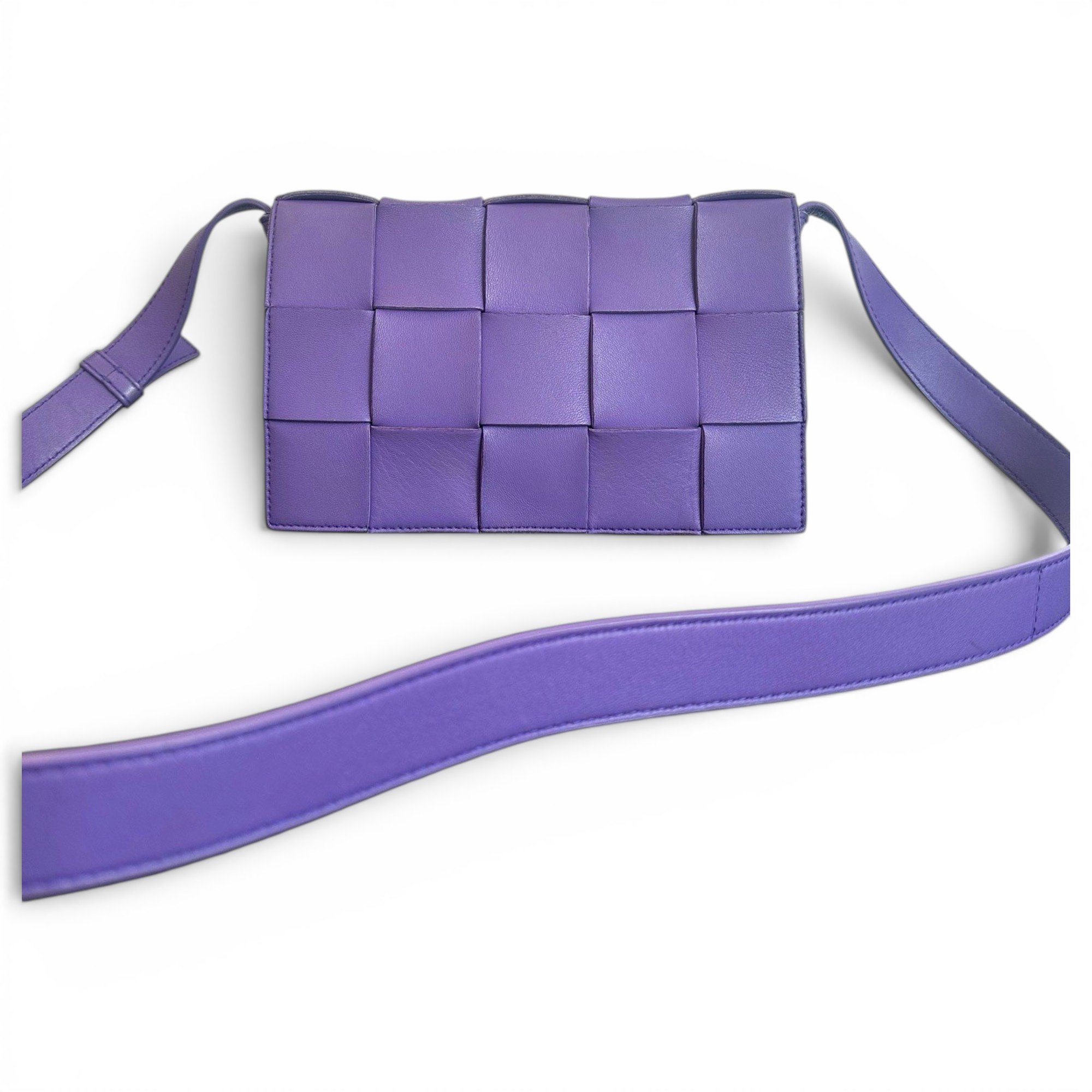 Cassette leather crossbody bag