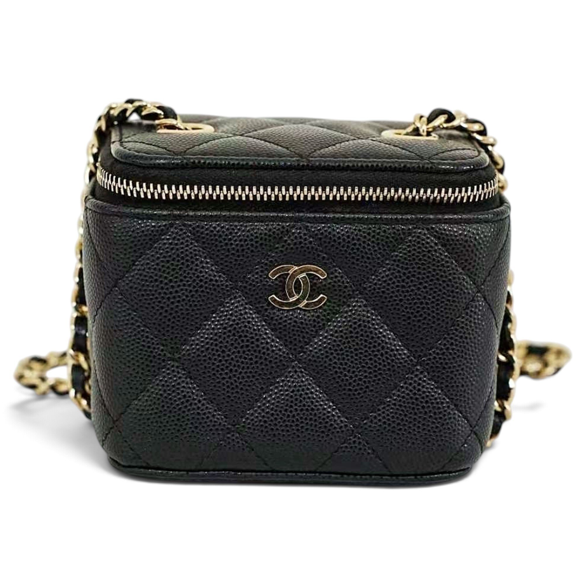 Trendy CC Vanity leather mini bag
