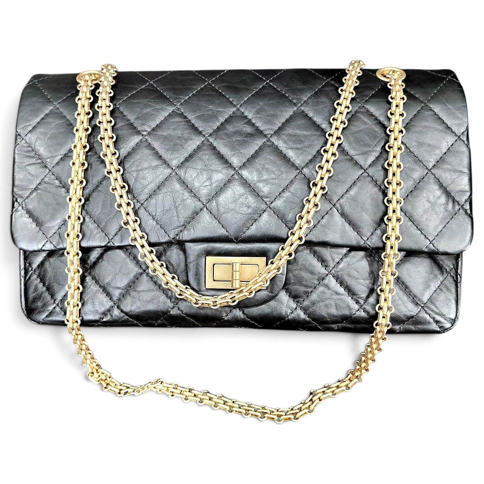 2.55 leather handbag