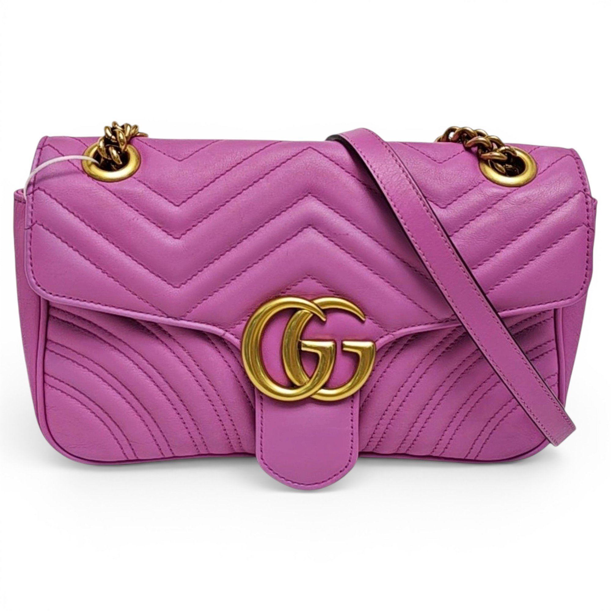 GG Marmont Flap leather crossbody bag