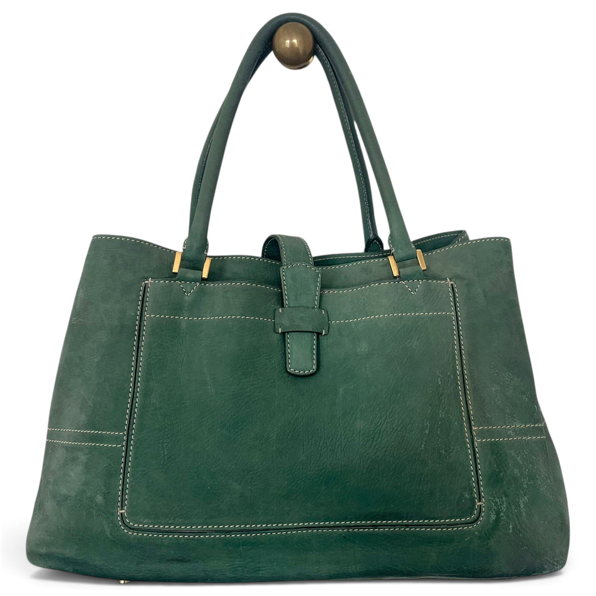 Loro Piana Bellevue leather handbag