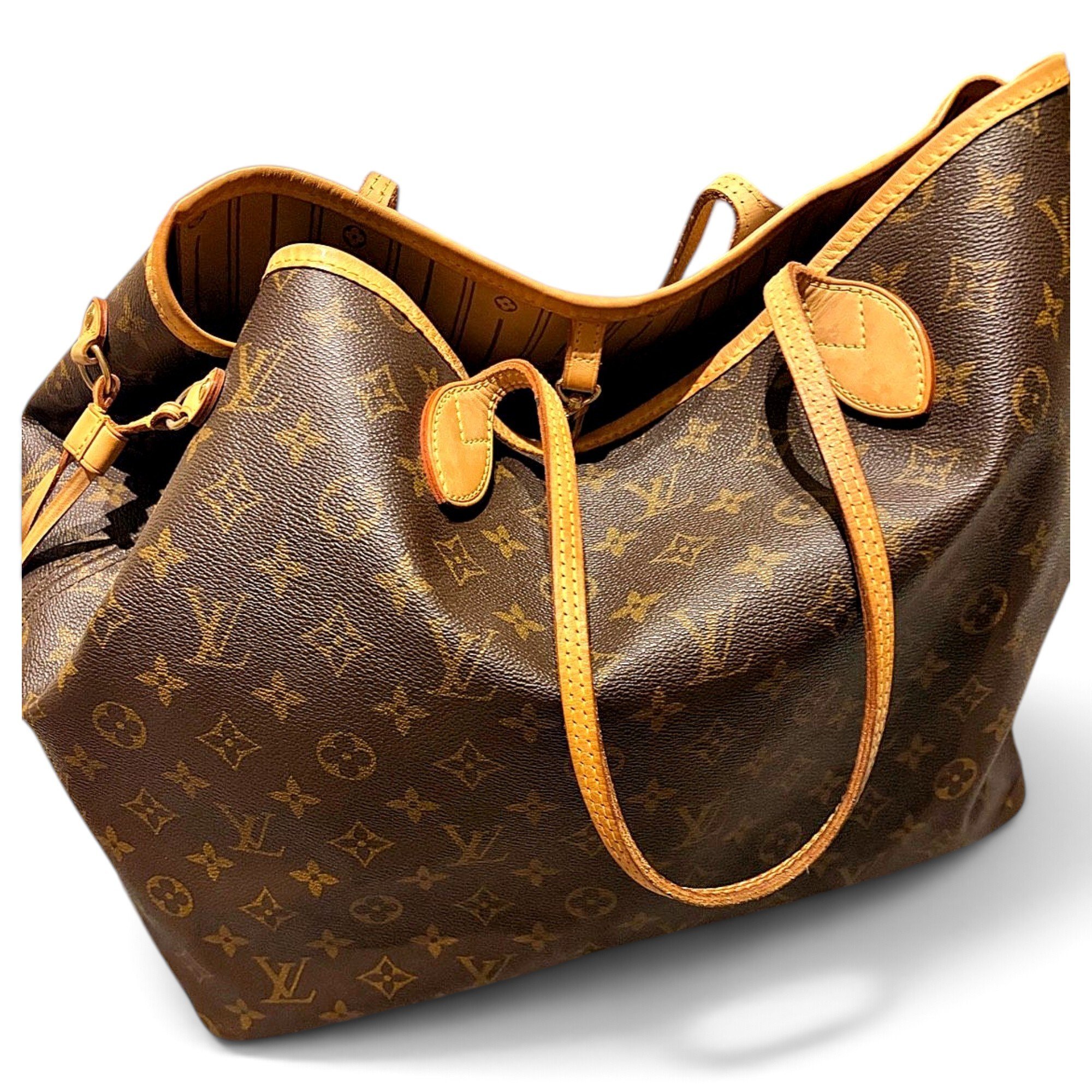 Neverfull leather tote