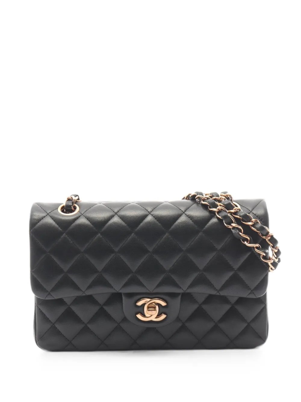Matelassé leather shoulder bag