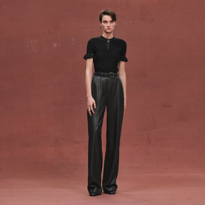 Noir "Palefroi Remix" Short-sleeve Sweater