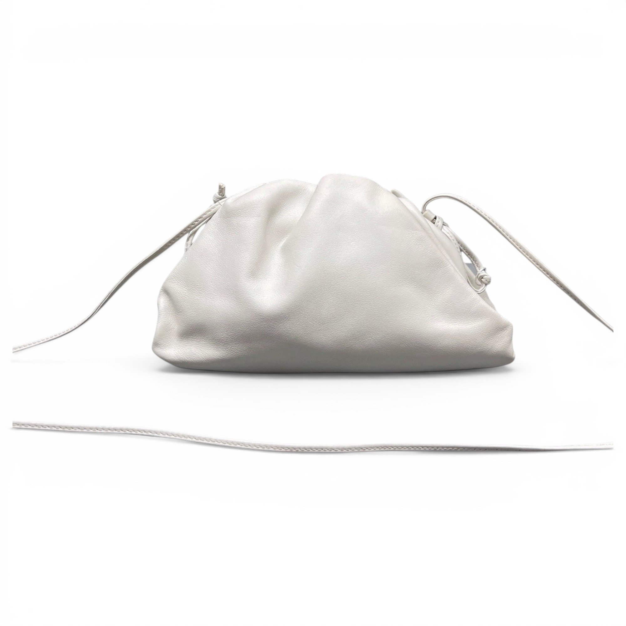 Pouch leather handbag