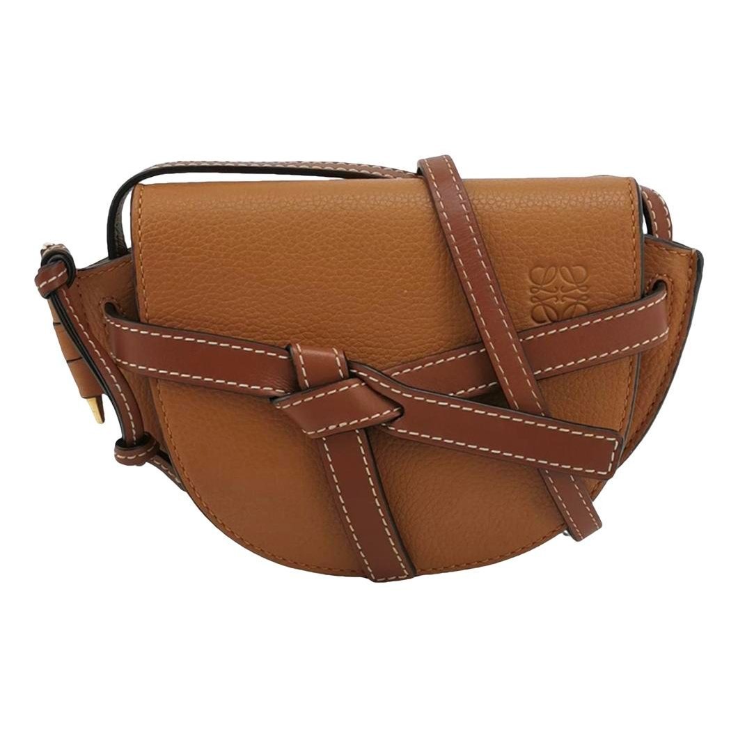 Gate leather crossbody bag