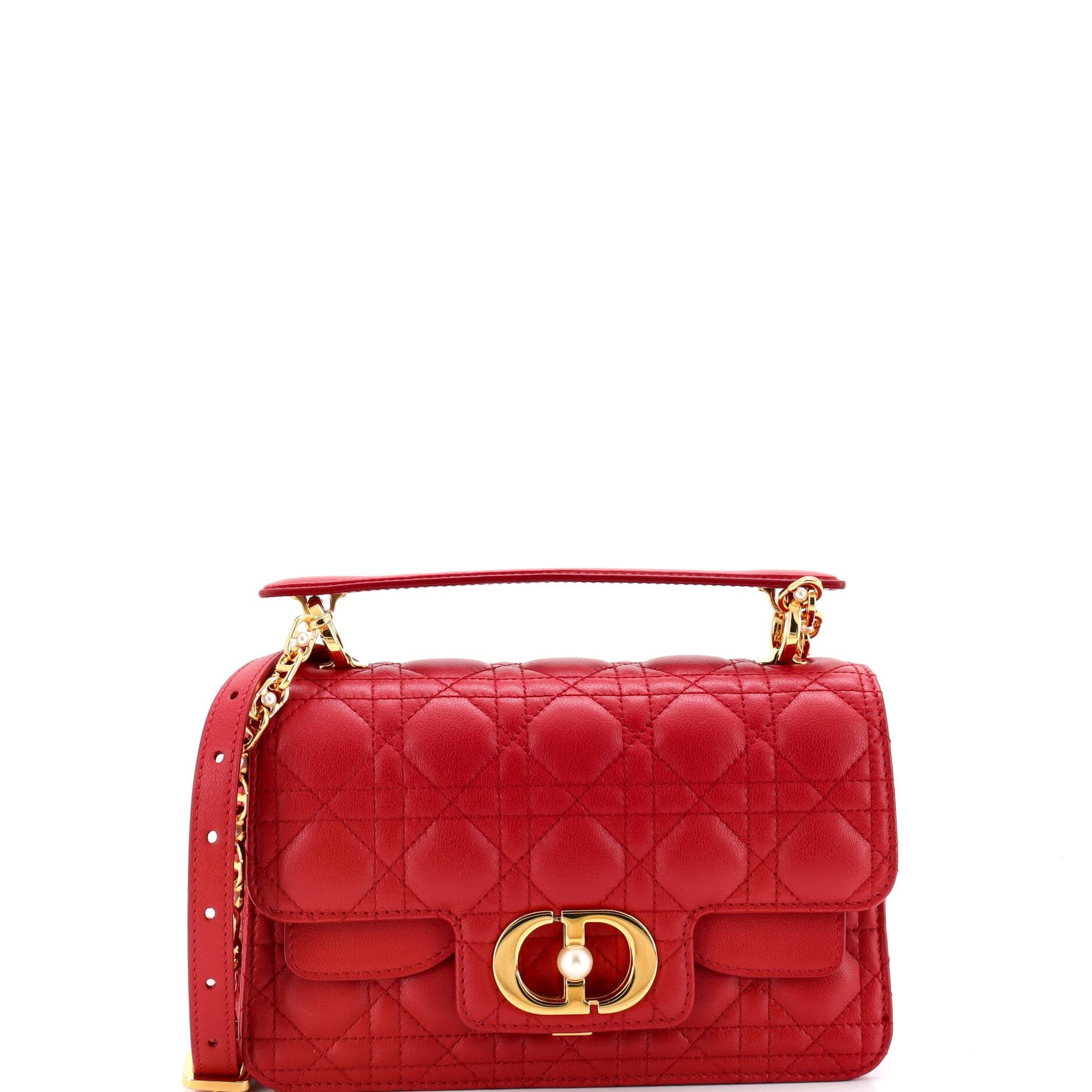 Jolie Top Handle Bag Cannage Quilt Lambskin Small