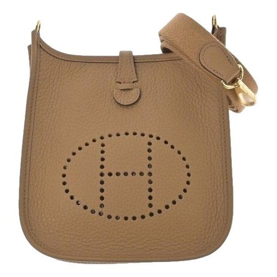 Evelyne leather handbag