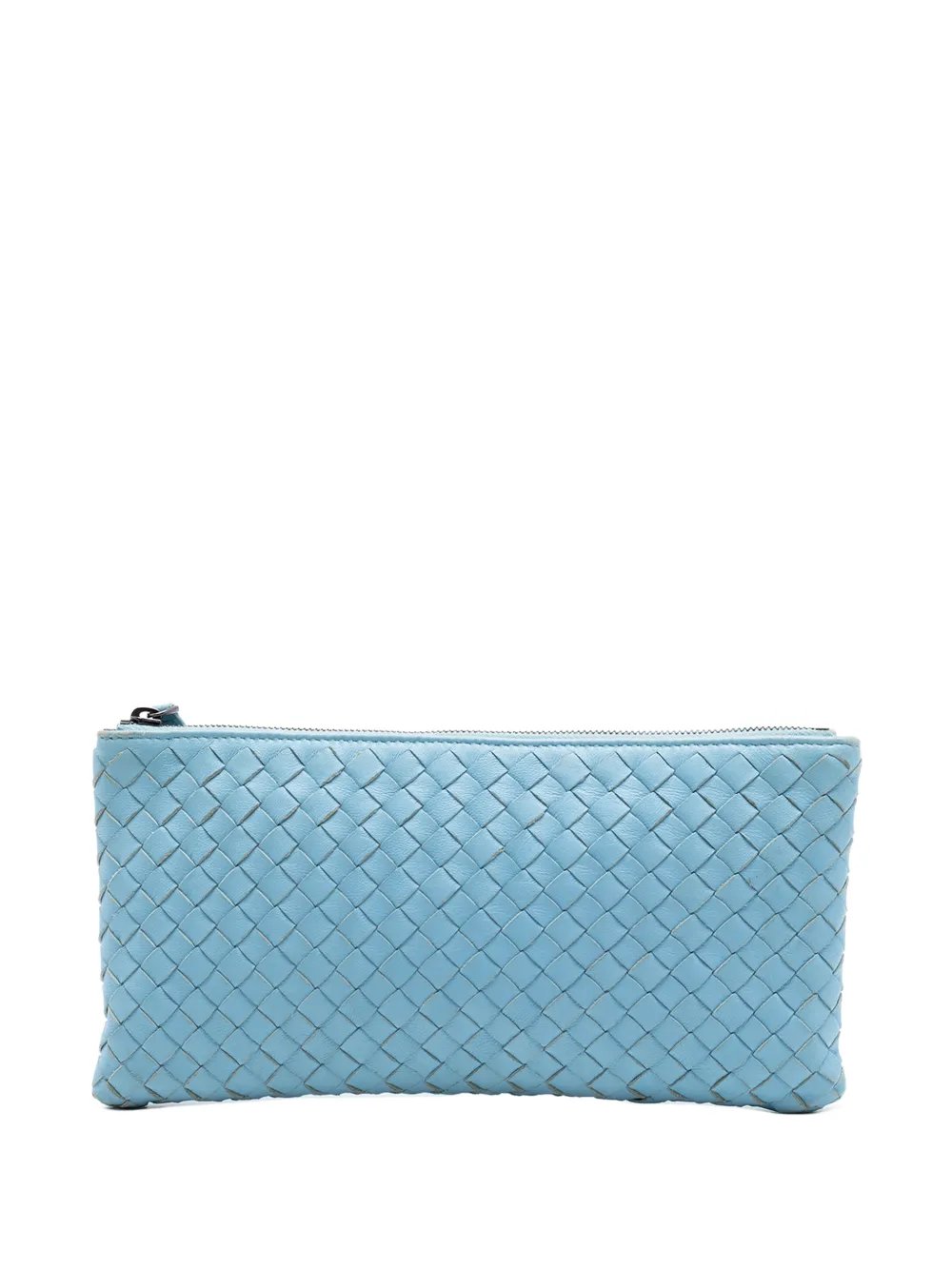 2012-2026 Small Nappa Intrecciato Zip Pouch clutch bag