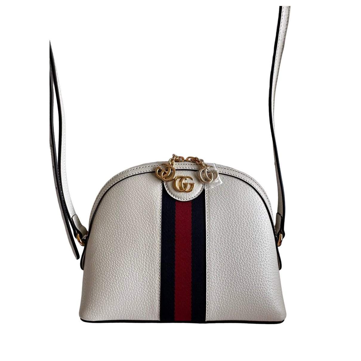 Ophidia Dome leather handbag