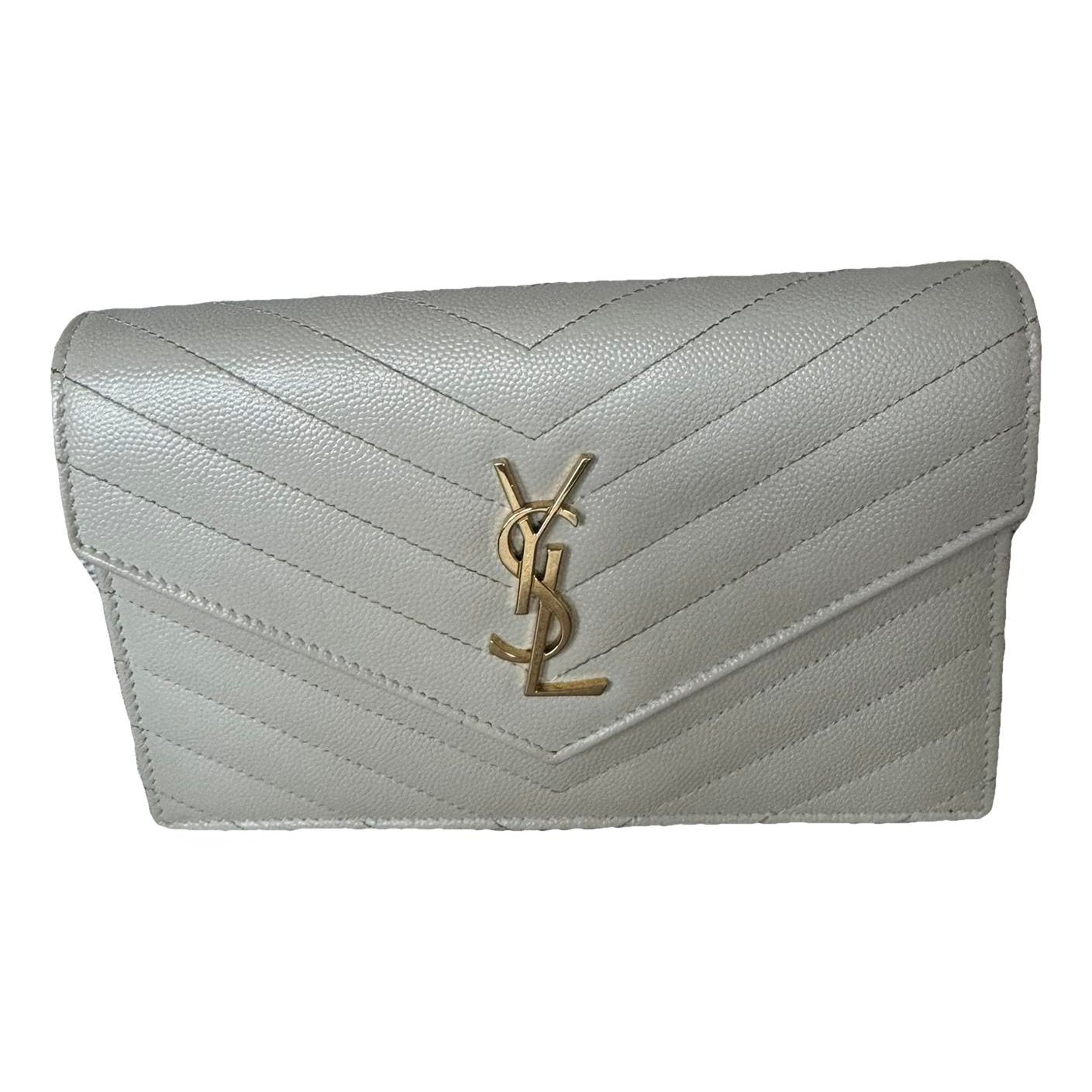 Envelope leather crossbody bag