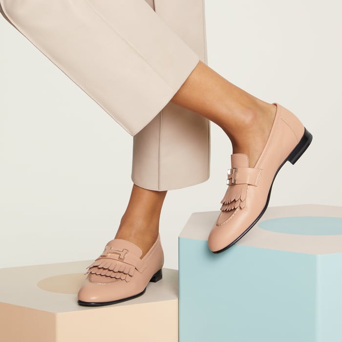 Beige Perlino Mocassins Royal