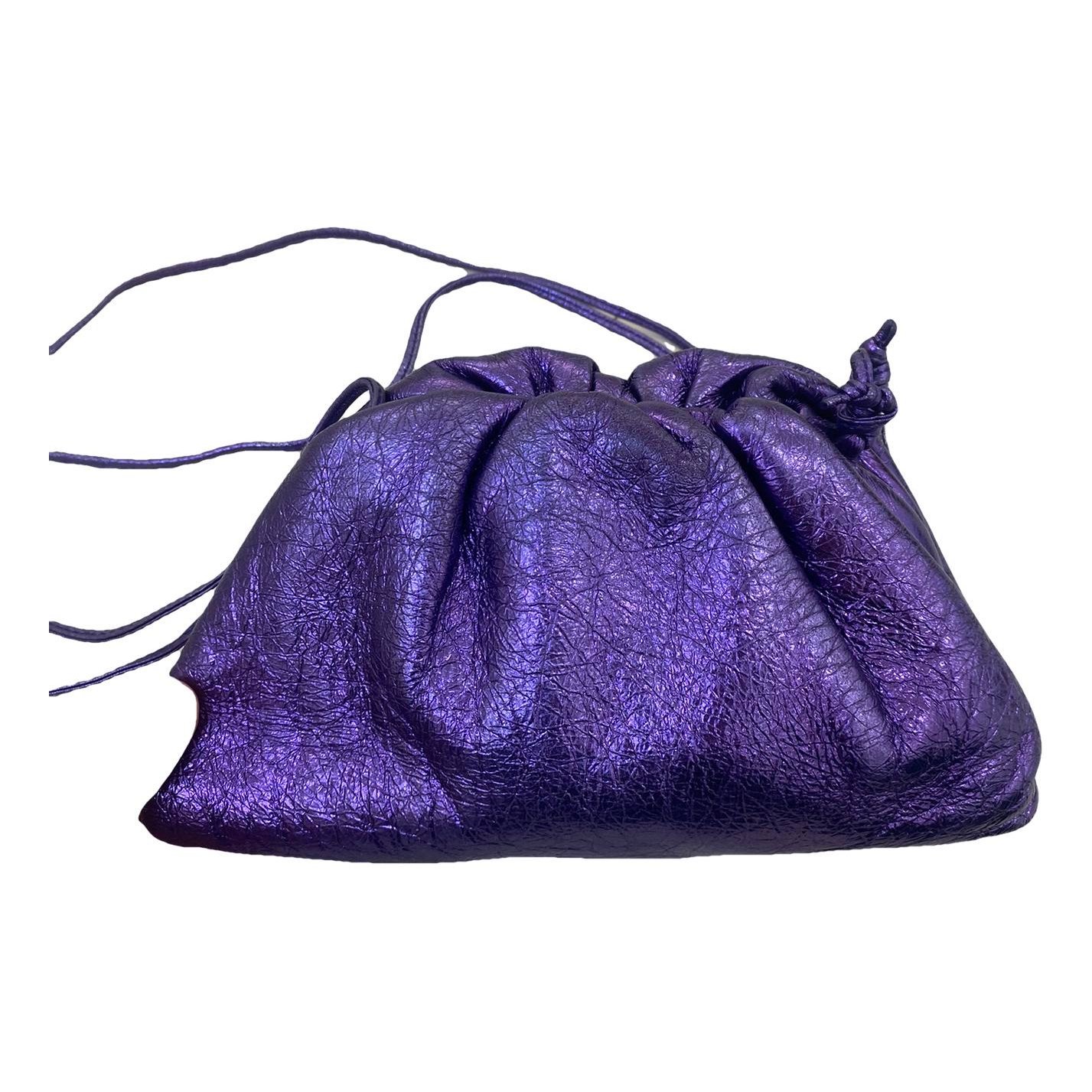 Pouch leather handbag