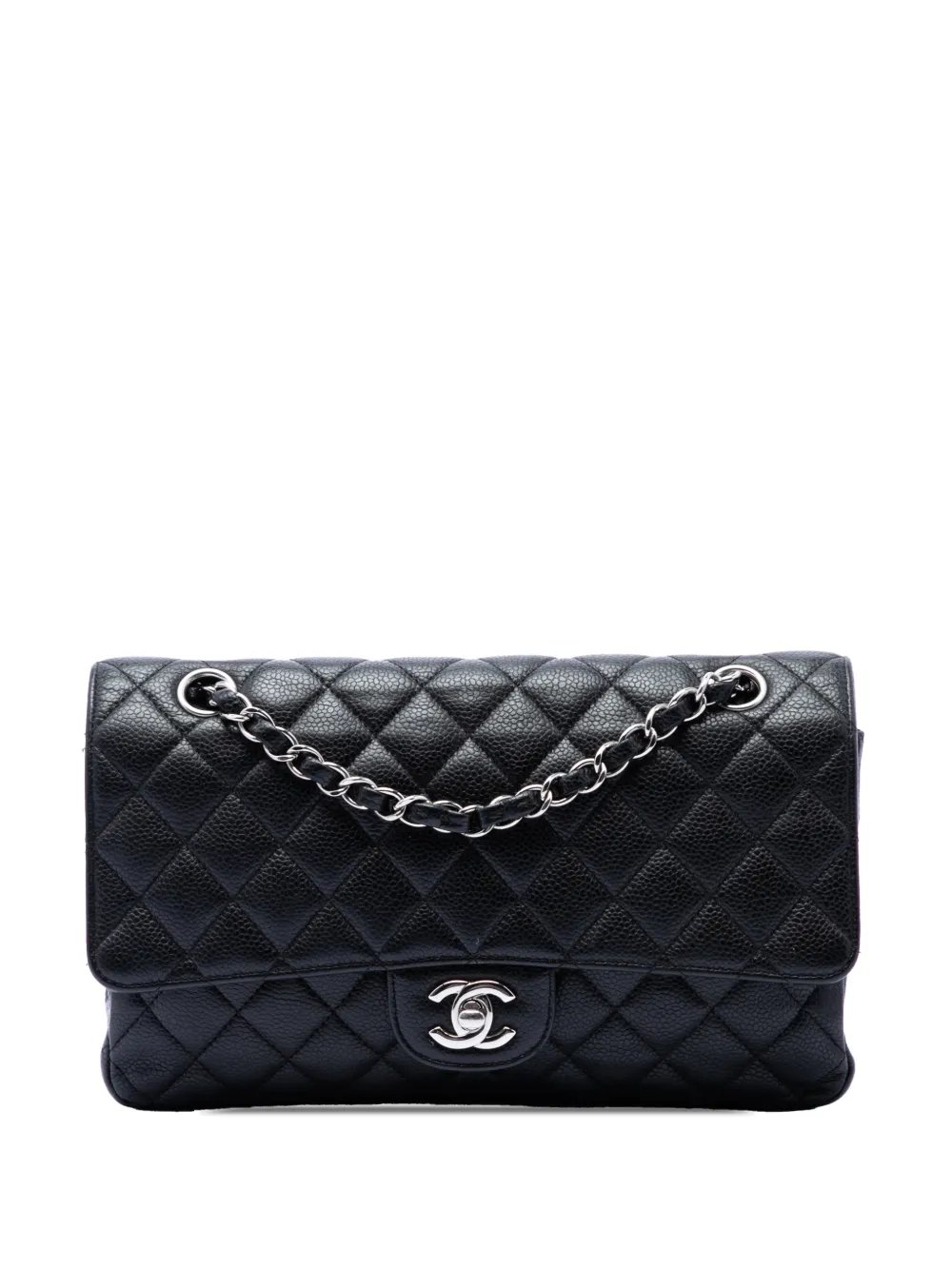2009-2010 Medium Classic Caviar Double Flap shoulder bag