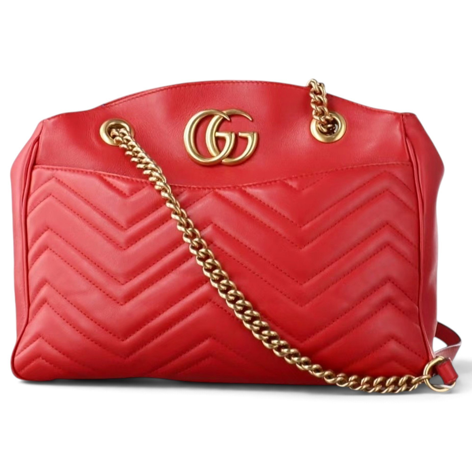 GG Marmont Chain Matelasse leather handbag