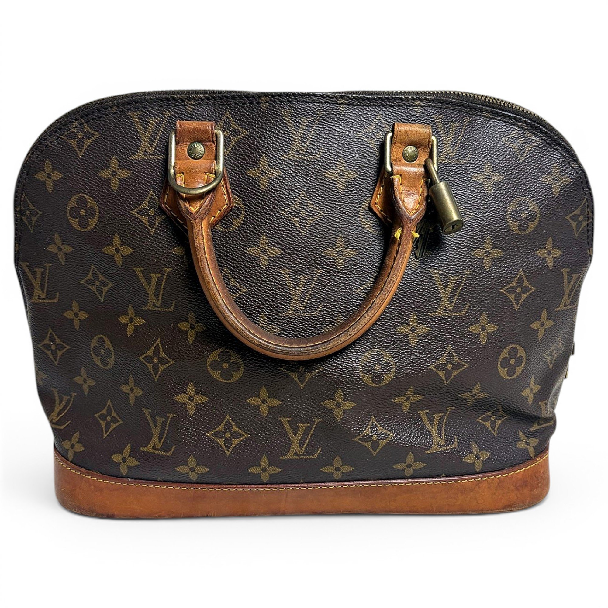 Alma leather handbag