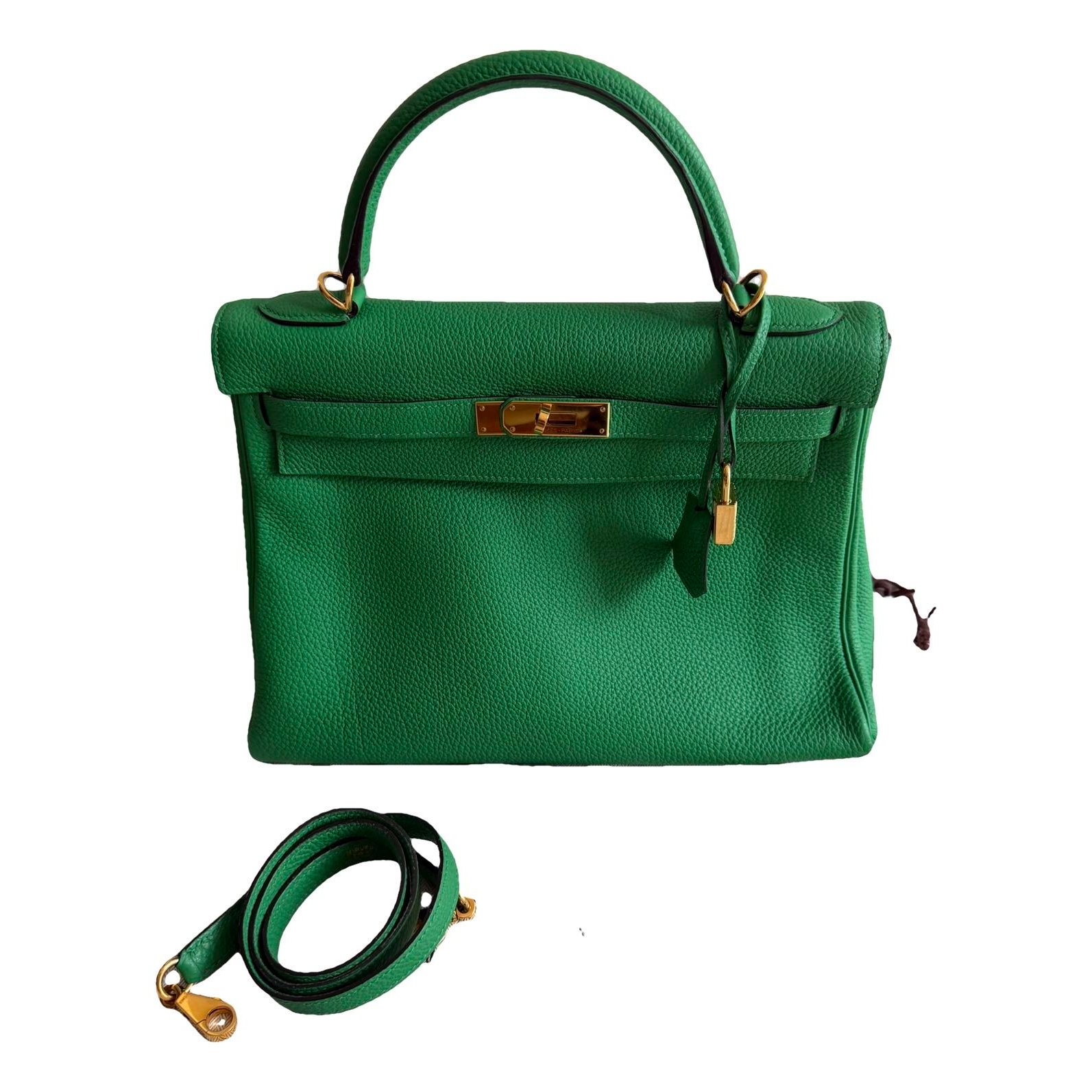 Kelly 32 leather handbag