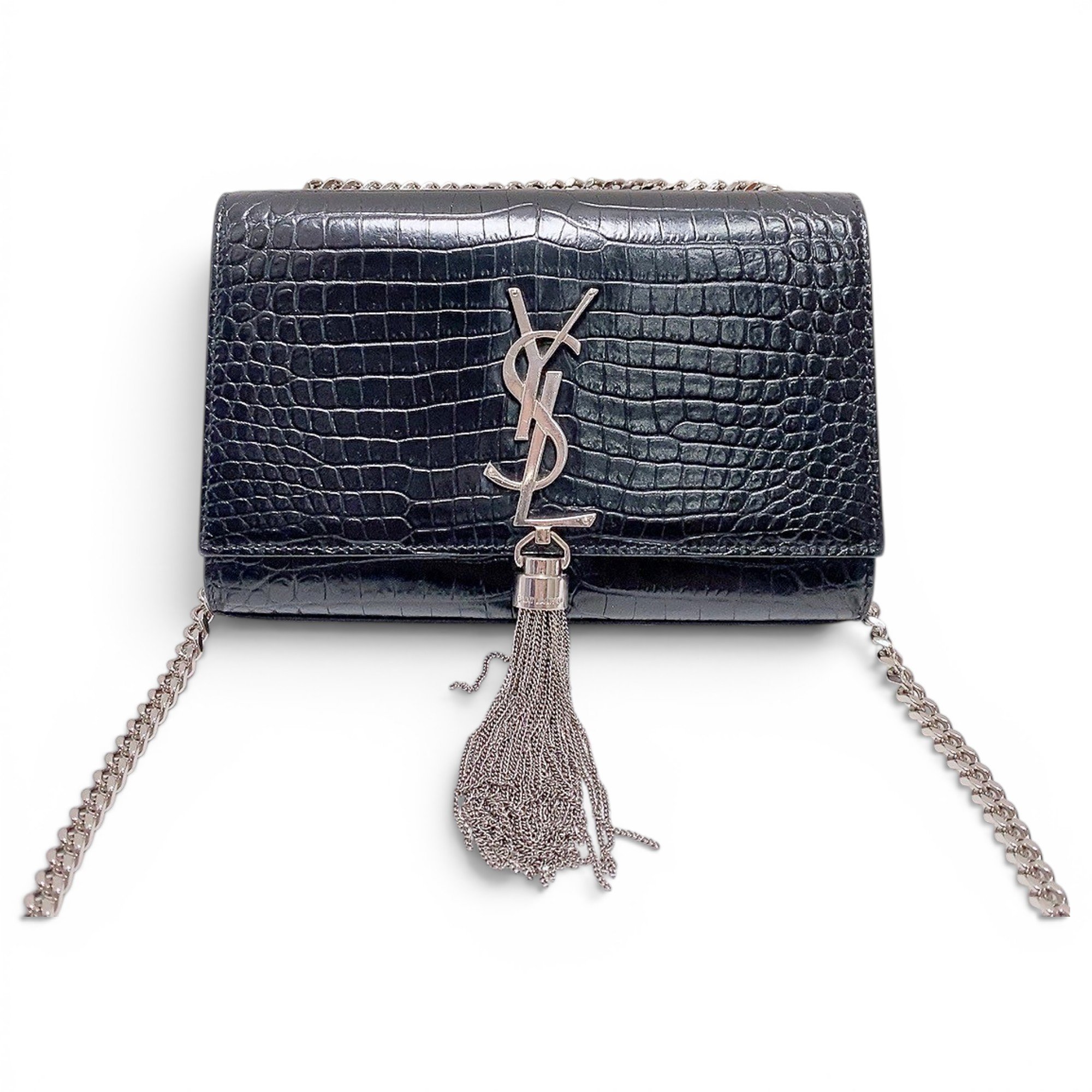 Pompom Kate leather handbag