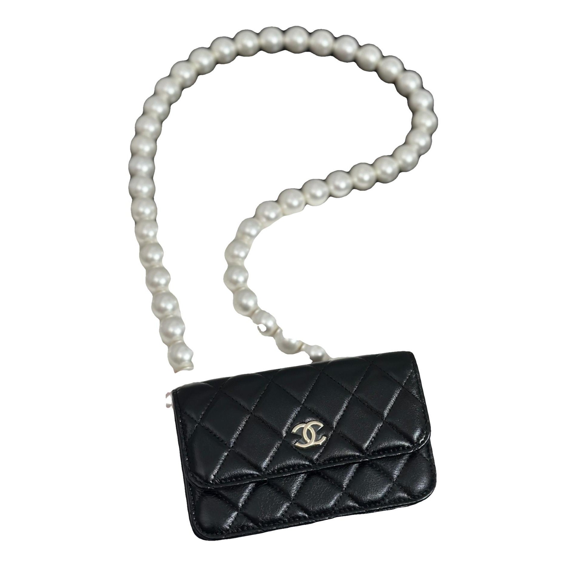 Wallet On Chain Timeless/Classique leather crossbody bag