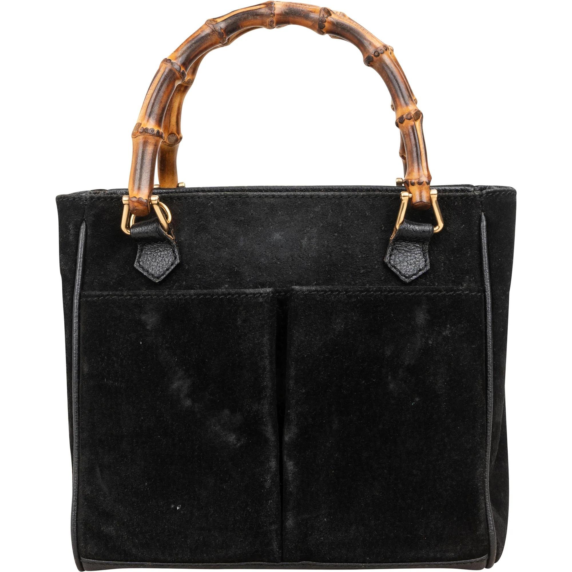 Bamboo Top Handle handbag
