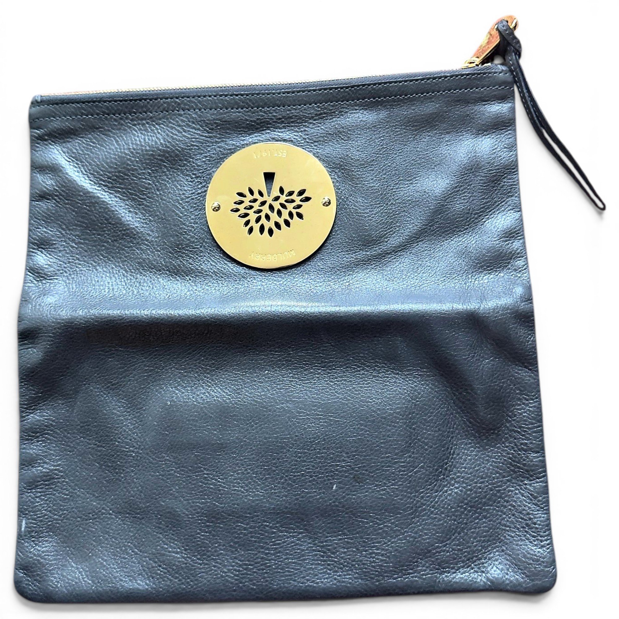 Daria leather clutch bag