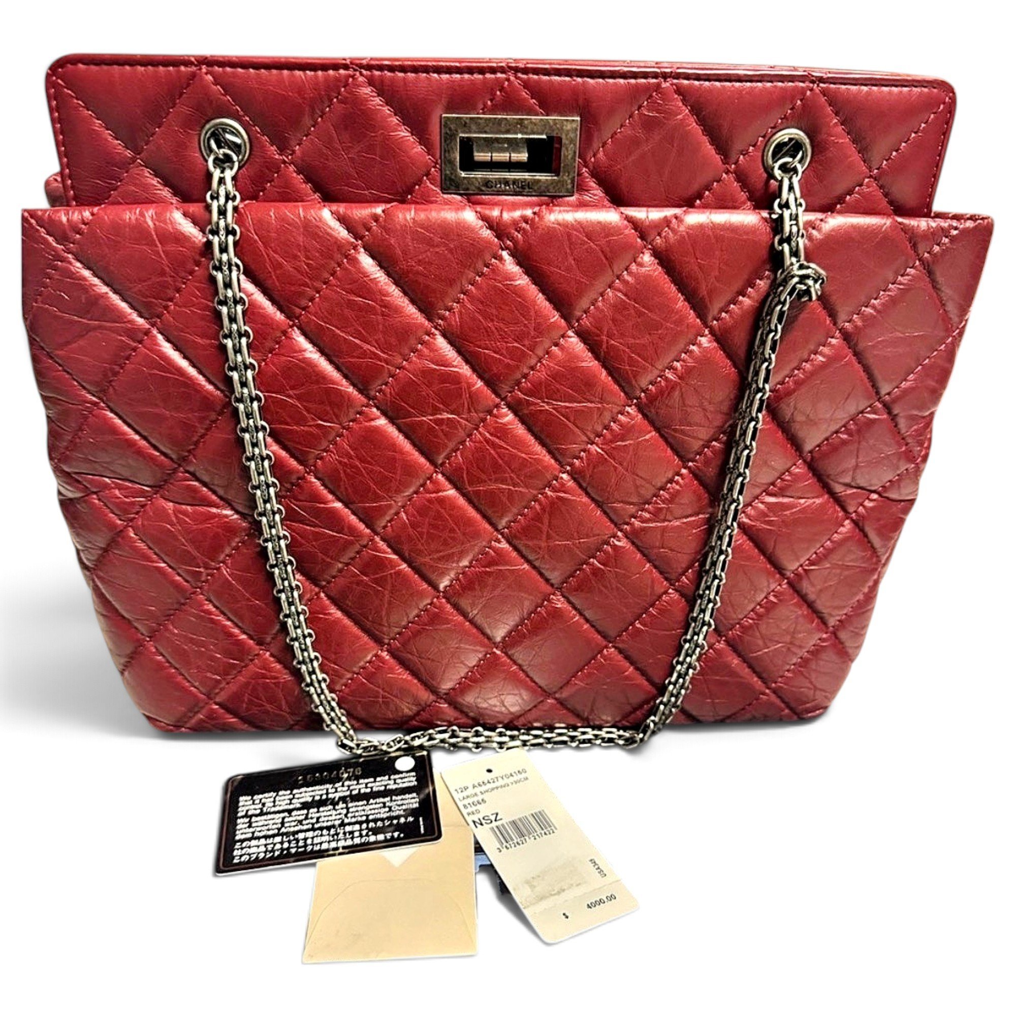 2.55 leather tote