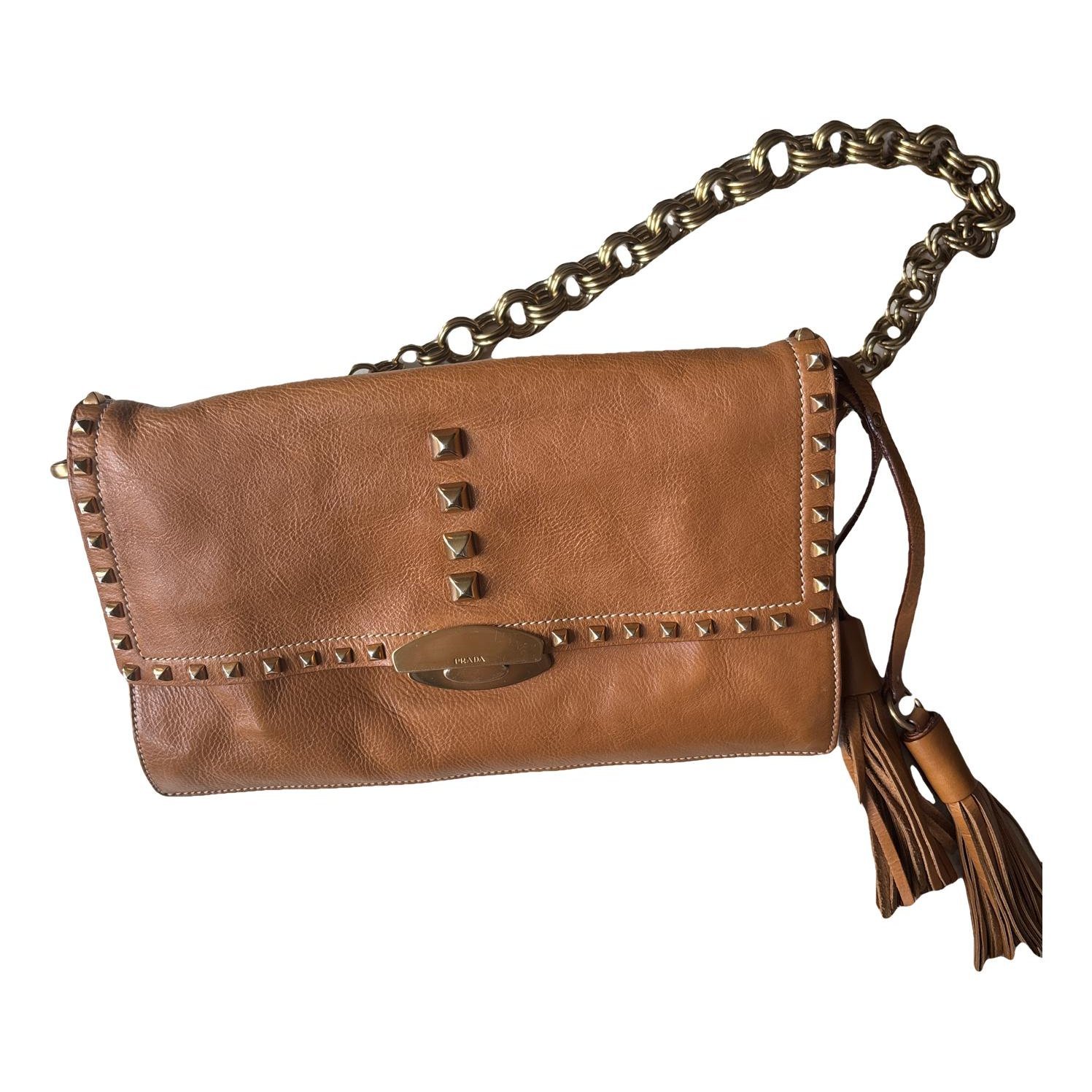 Elektra leather clutch bag