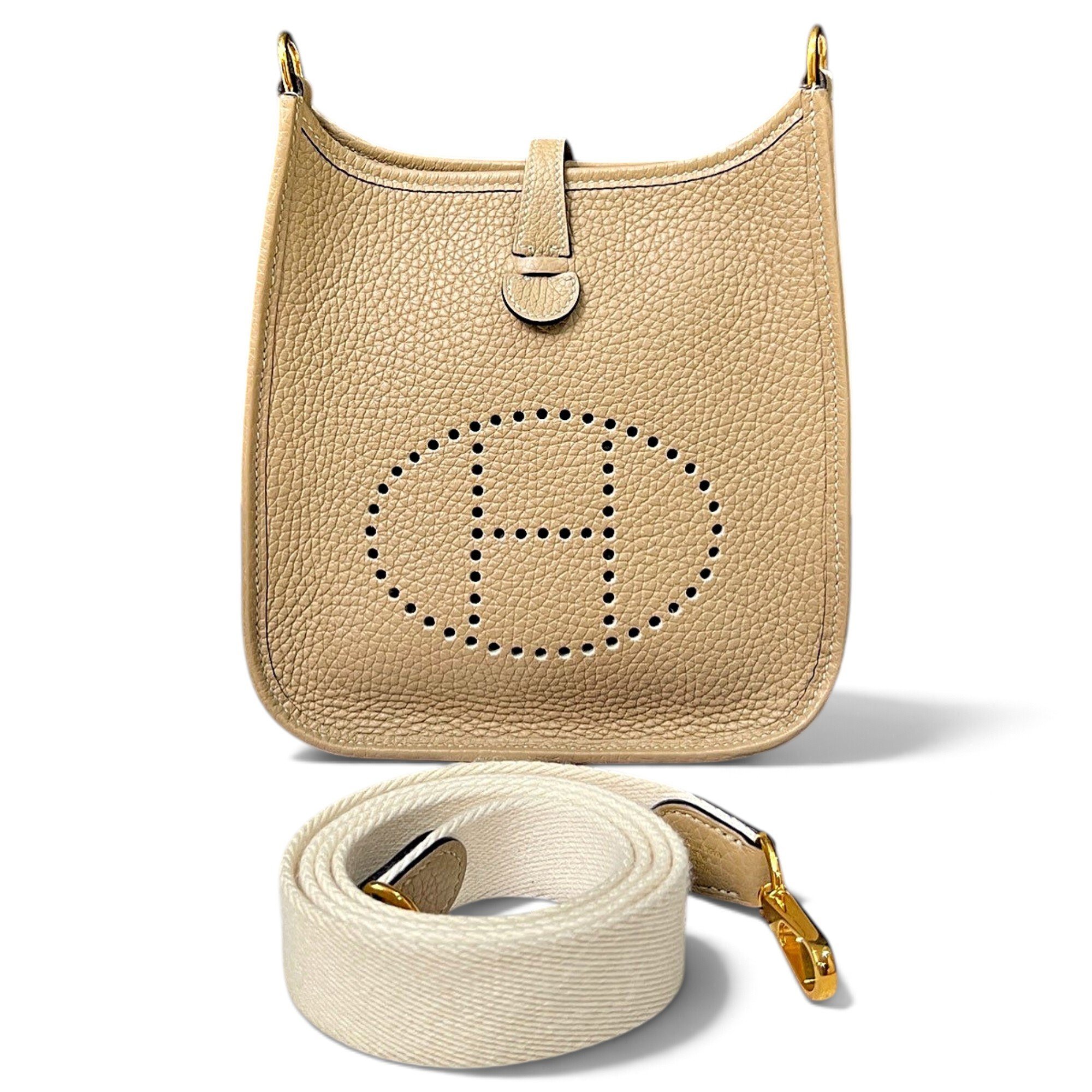 Mini Evelyne leather handbag