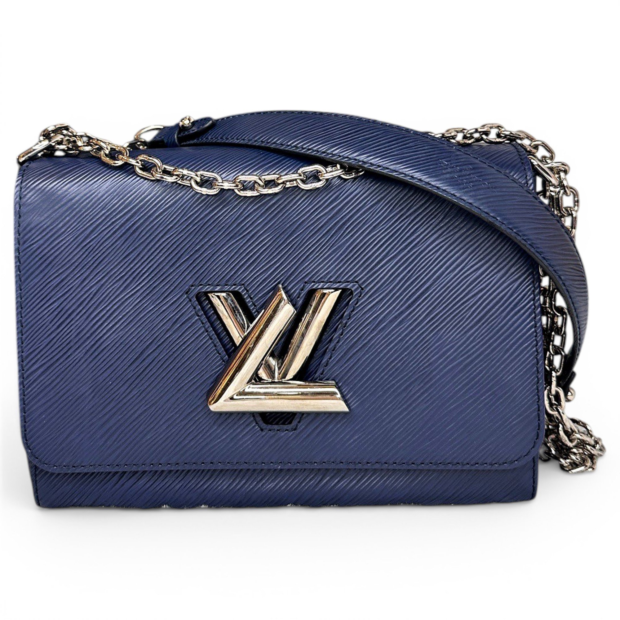 Twist leather crossbody bag