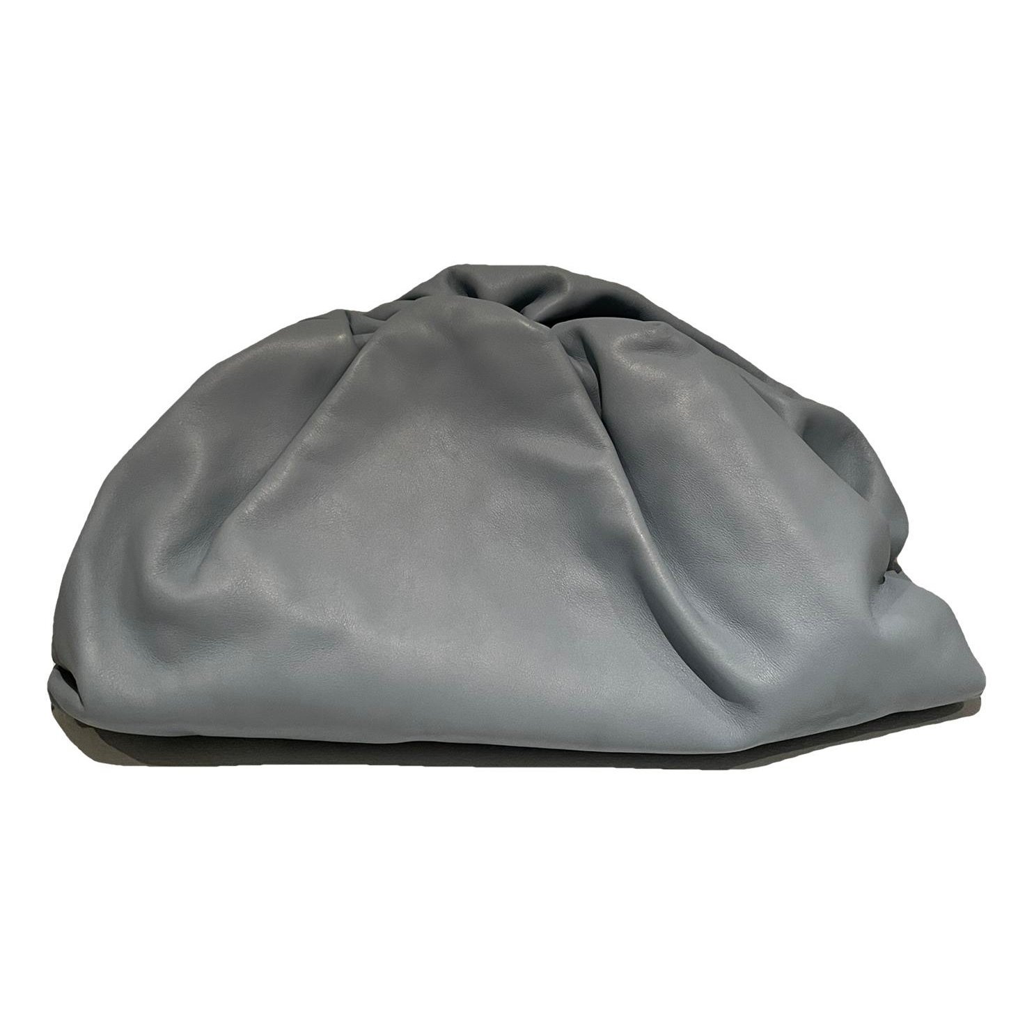 Pouch leather clutch bag