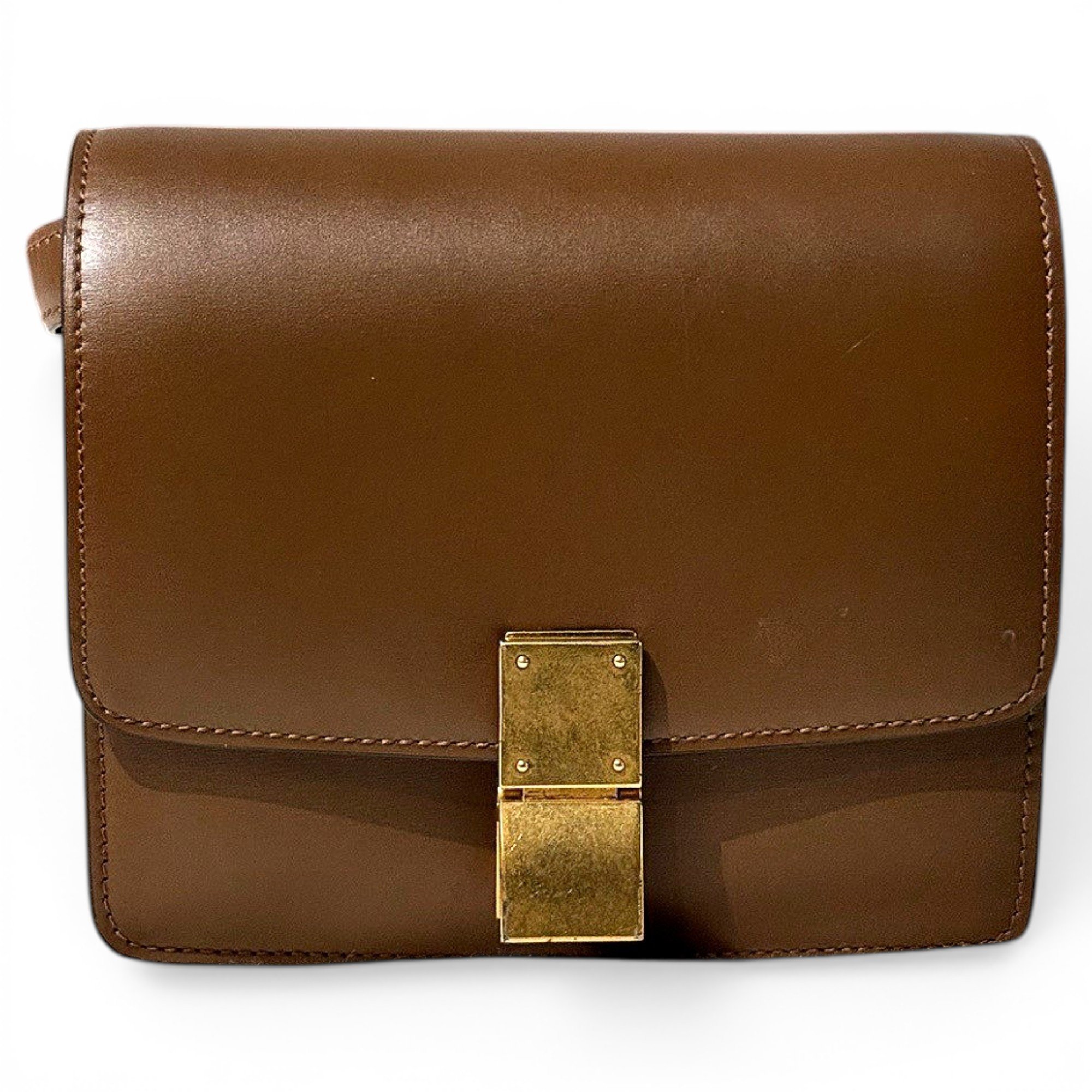 Classic leather handbag