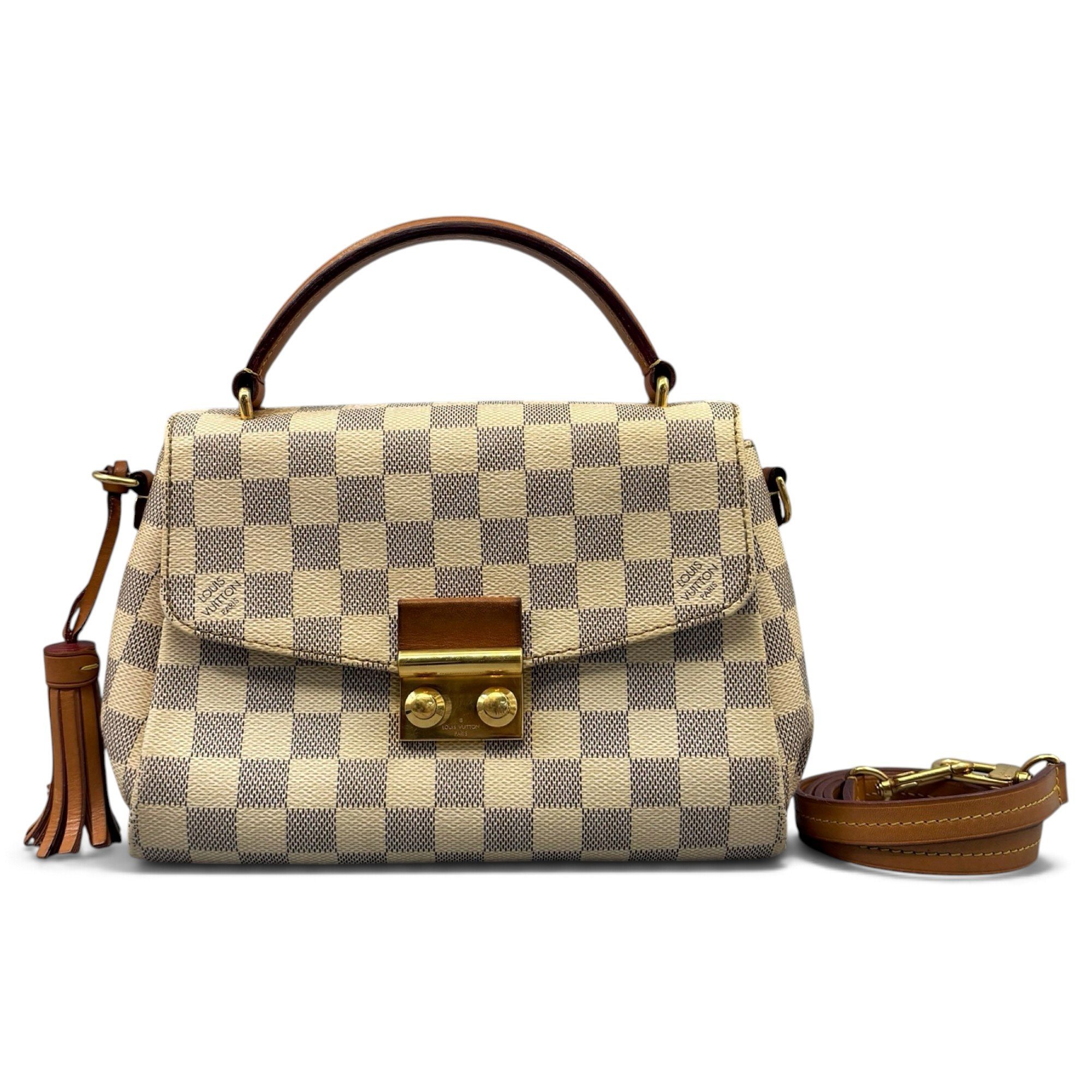 Croisette leather handbag