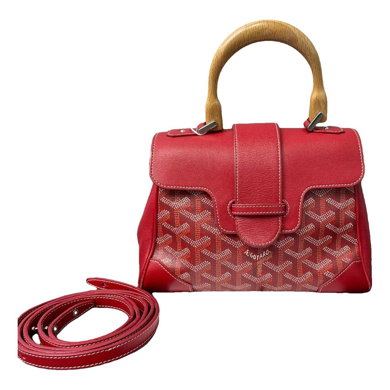 Goyard Saïgon leather handbag