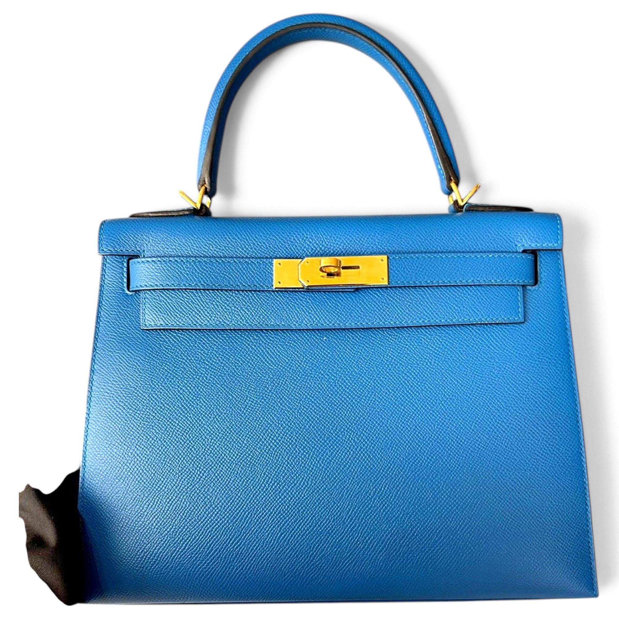 Kelly 28 leather handbag