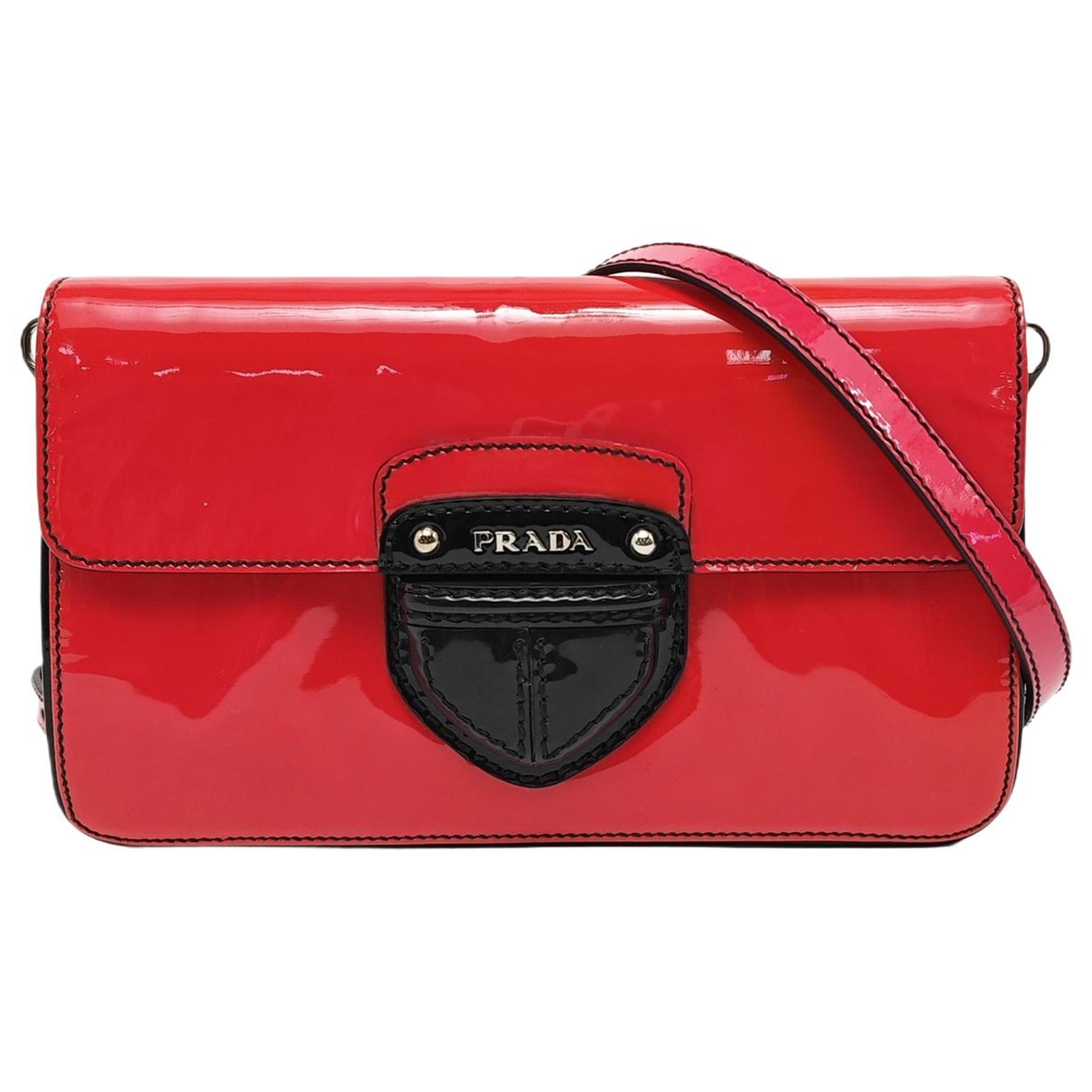 Patent leather crossbody bag
