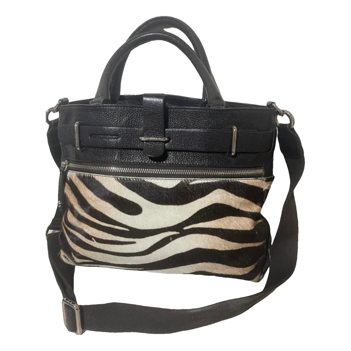 Pony-style calfskin crossbody bag
