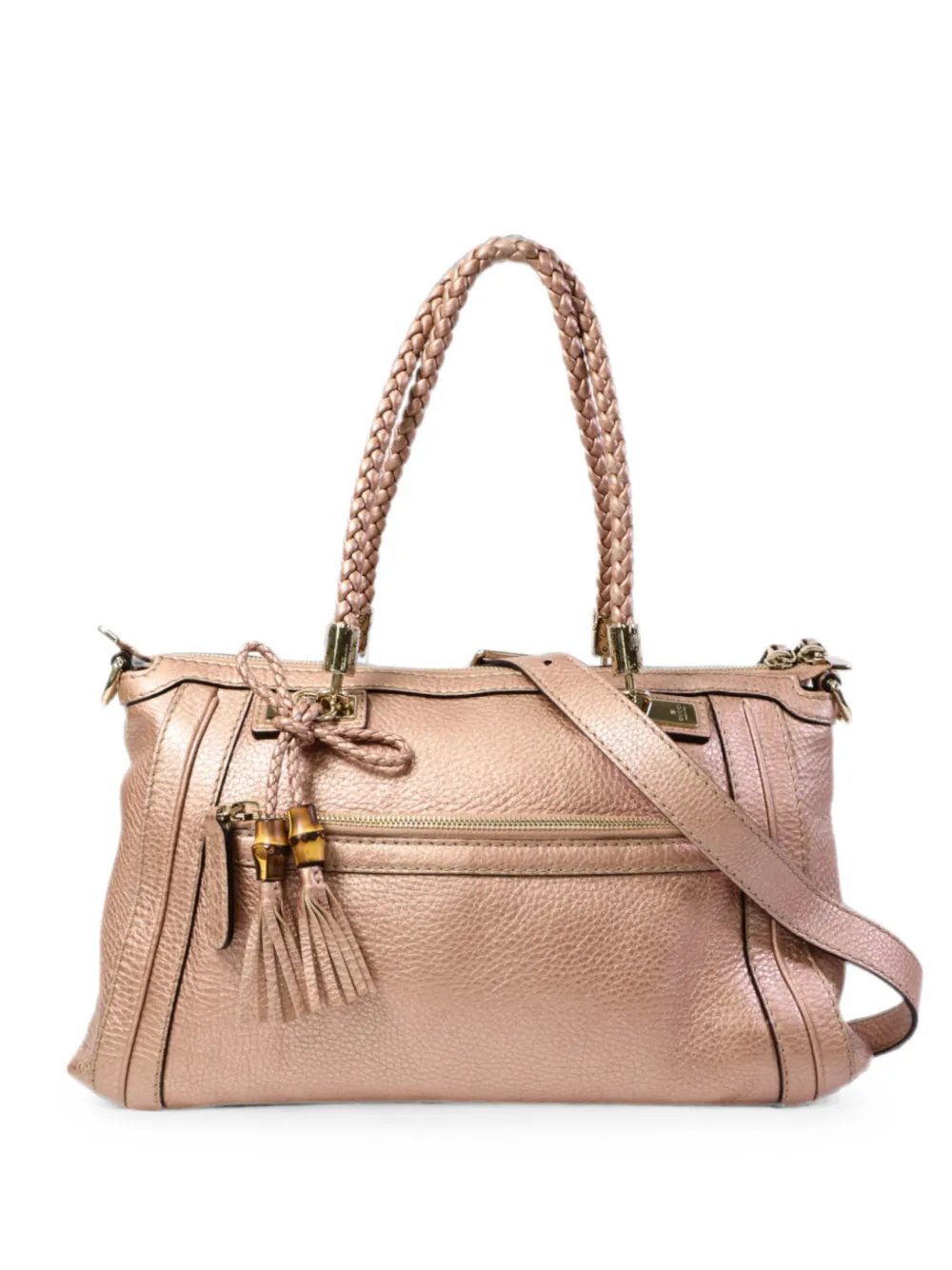 Metallic Pebbled tote bag