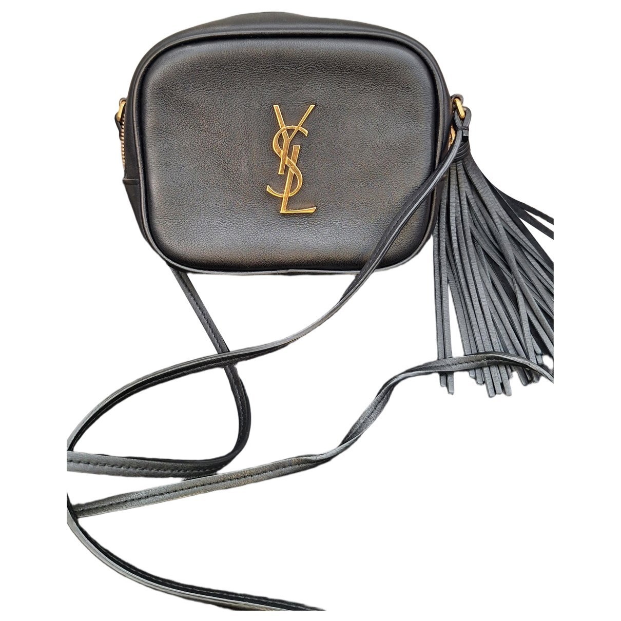 Blogger leather crossbody bag