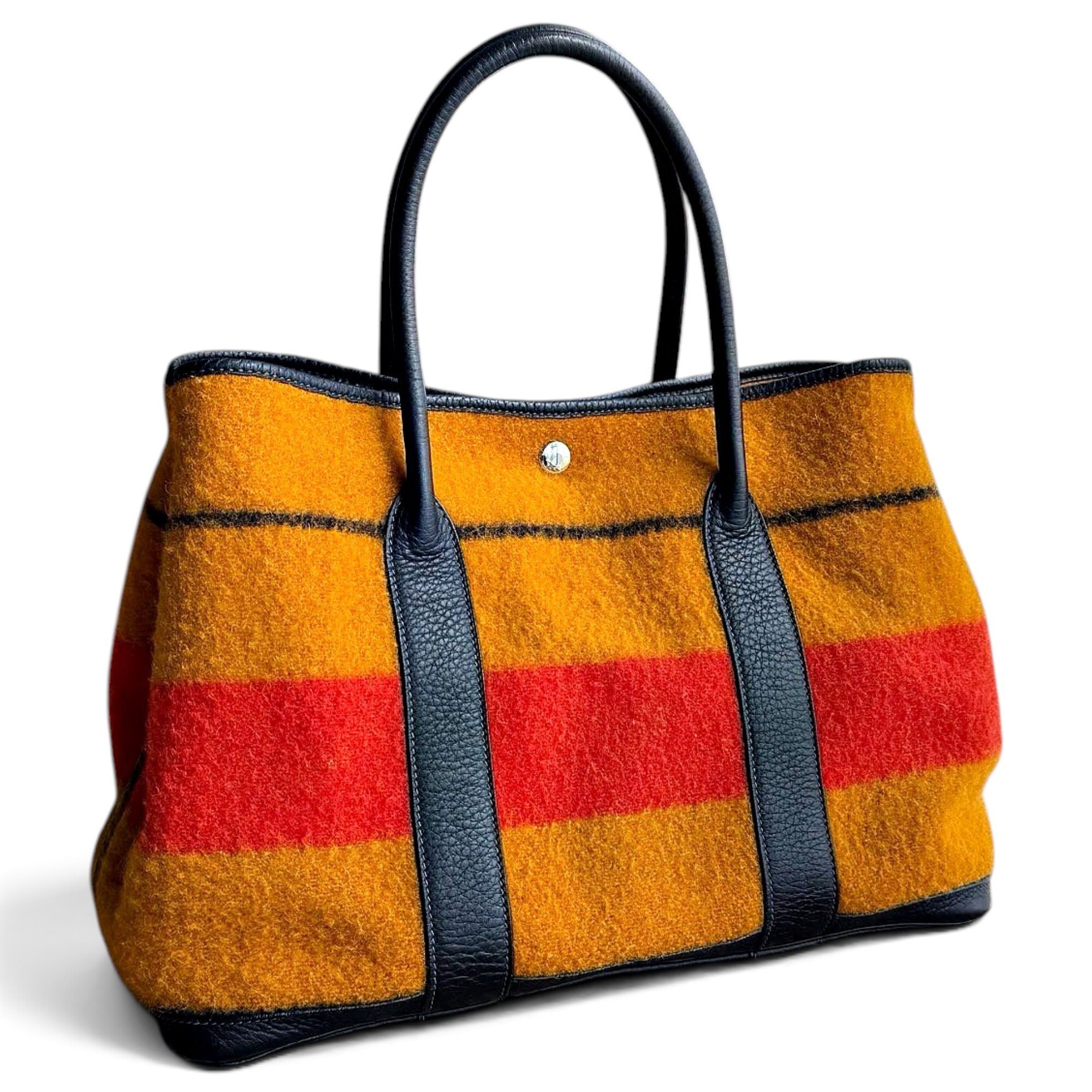Garden Party leather handbag