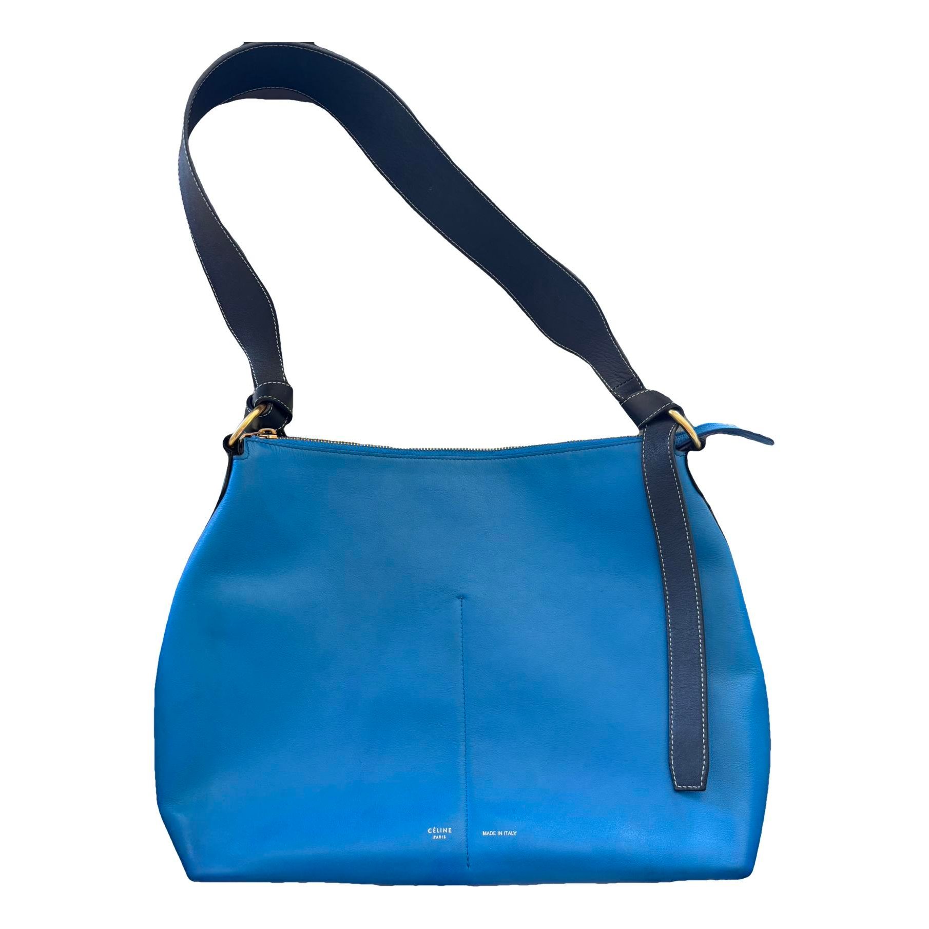 Twisted leather tote