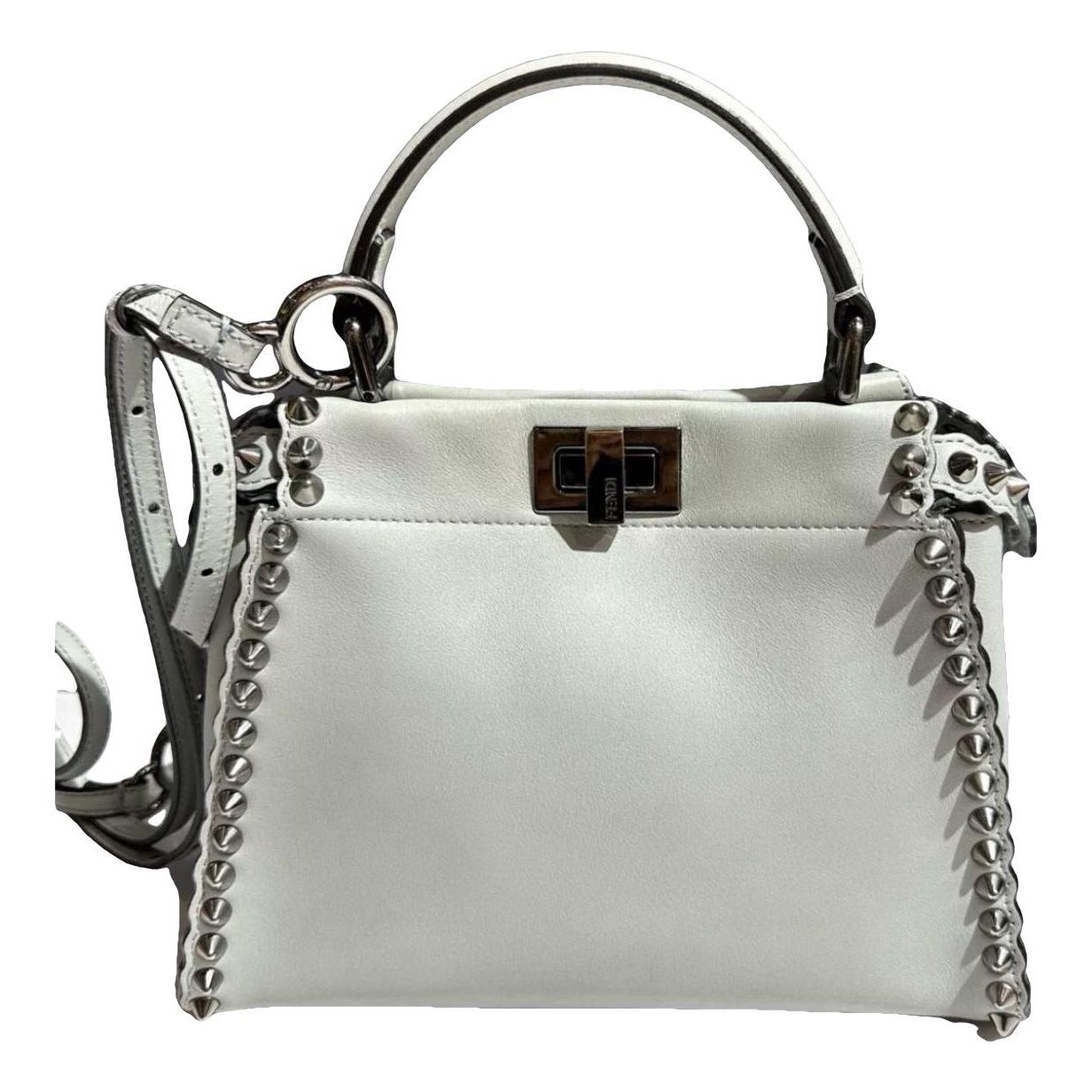 Peekaboo leather handbag