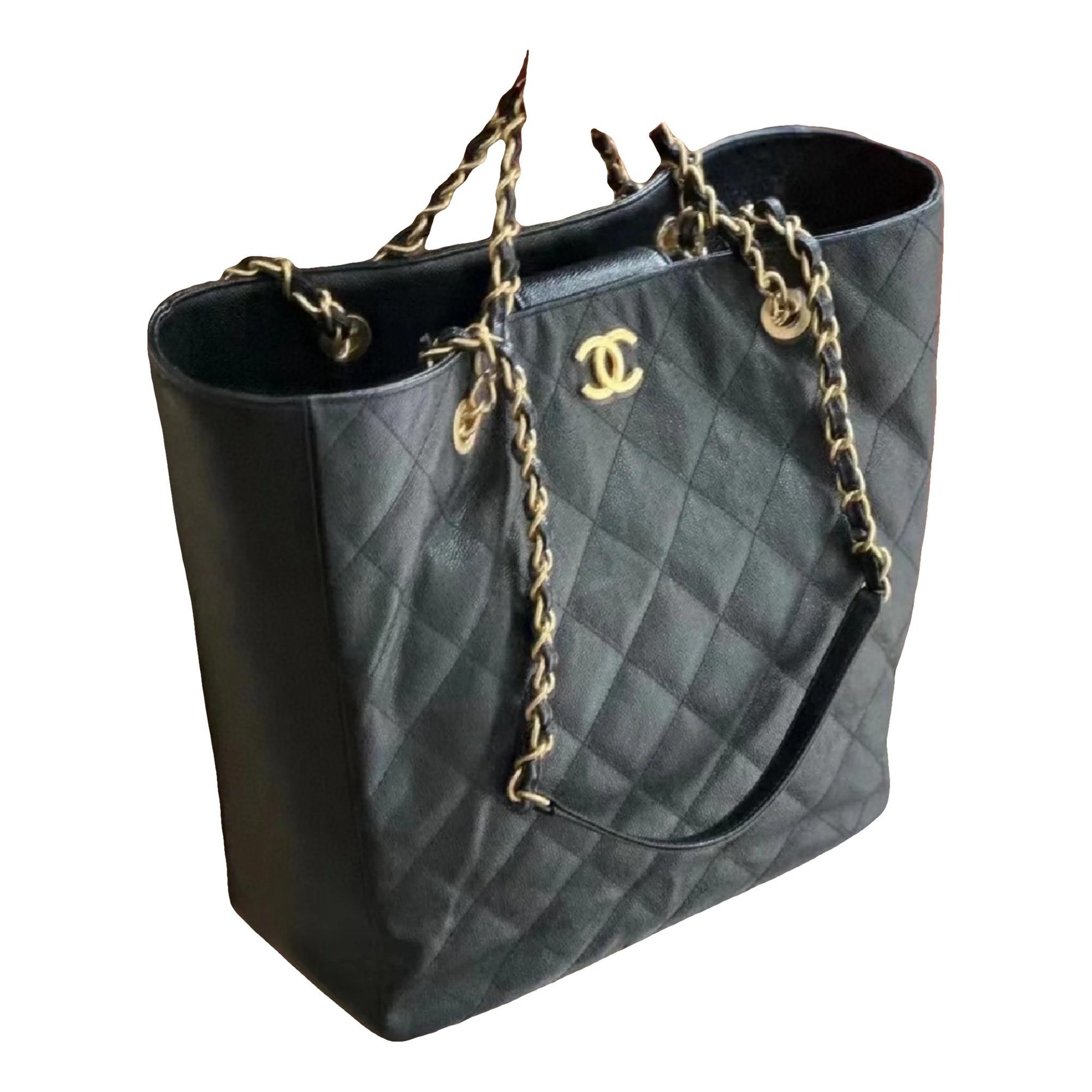 Leather tote