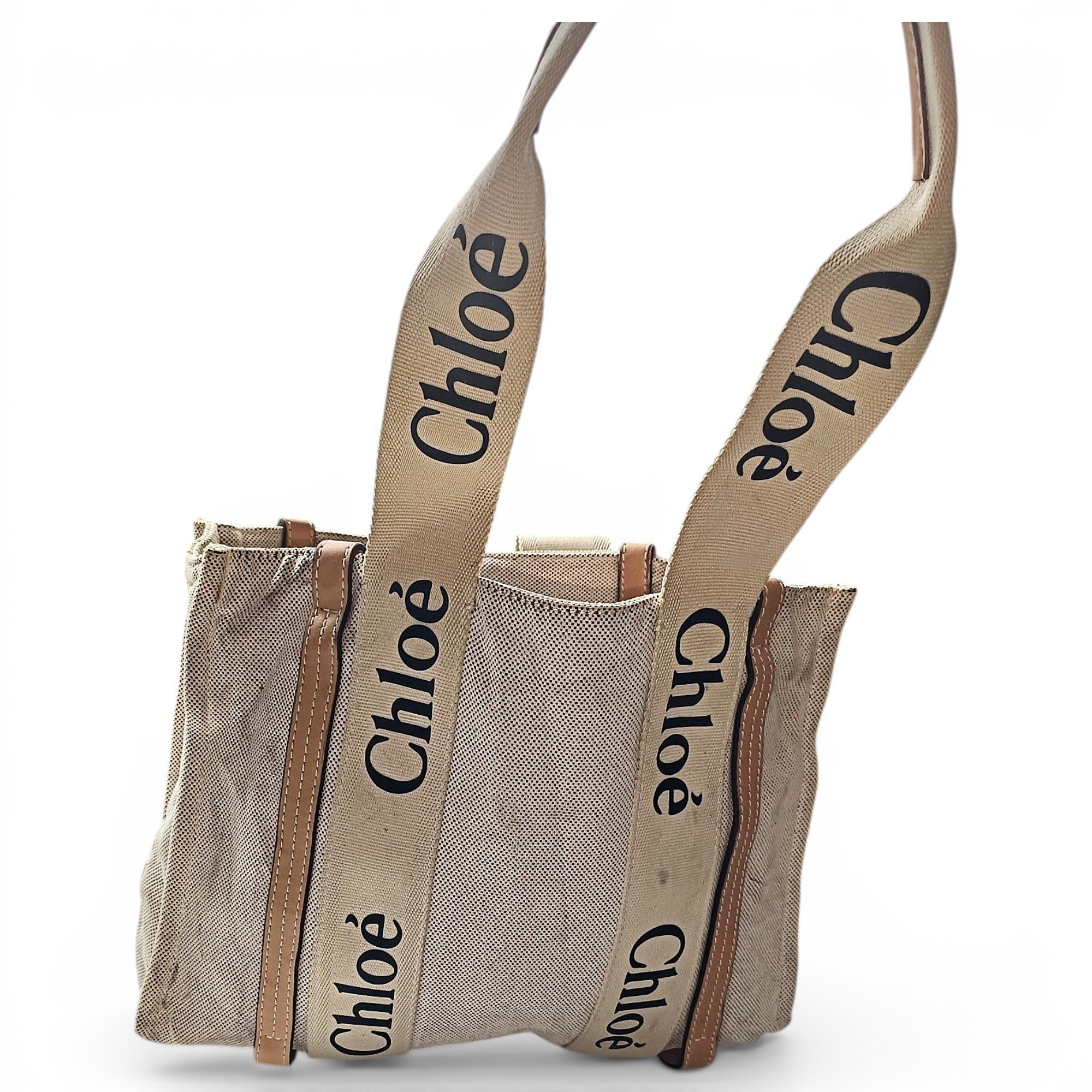 Woody cloth tote