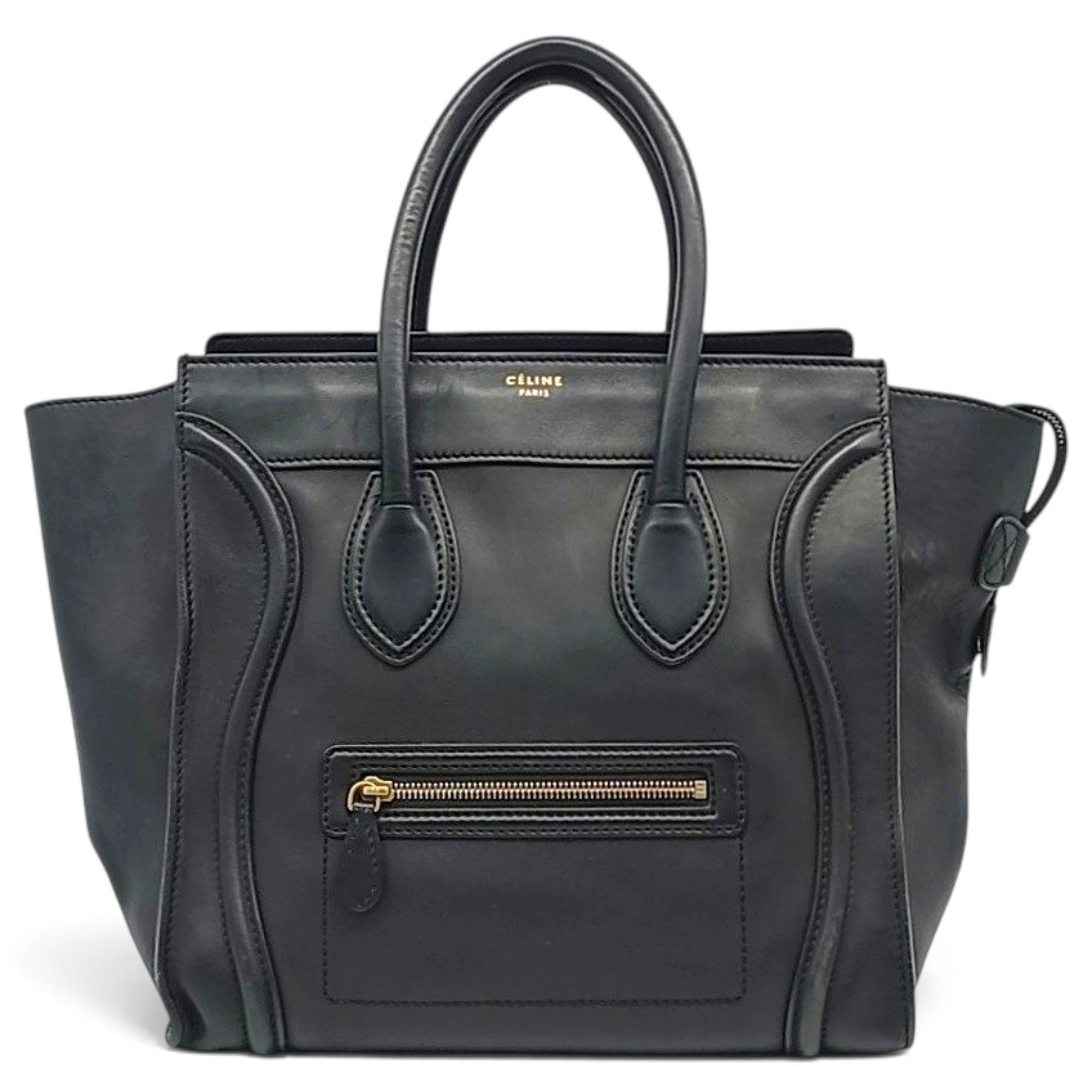 Luggage leather tote