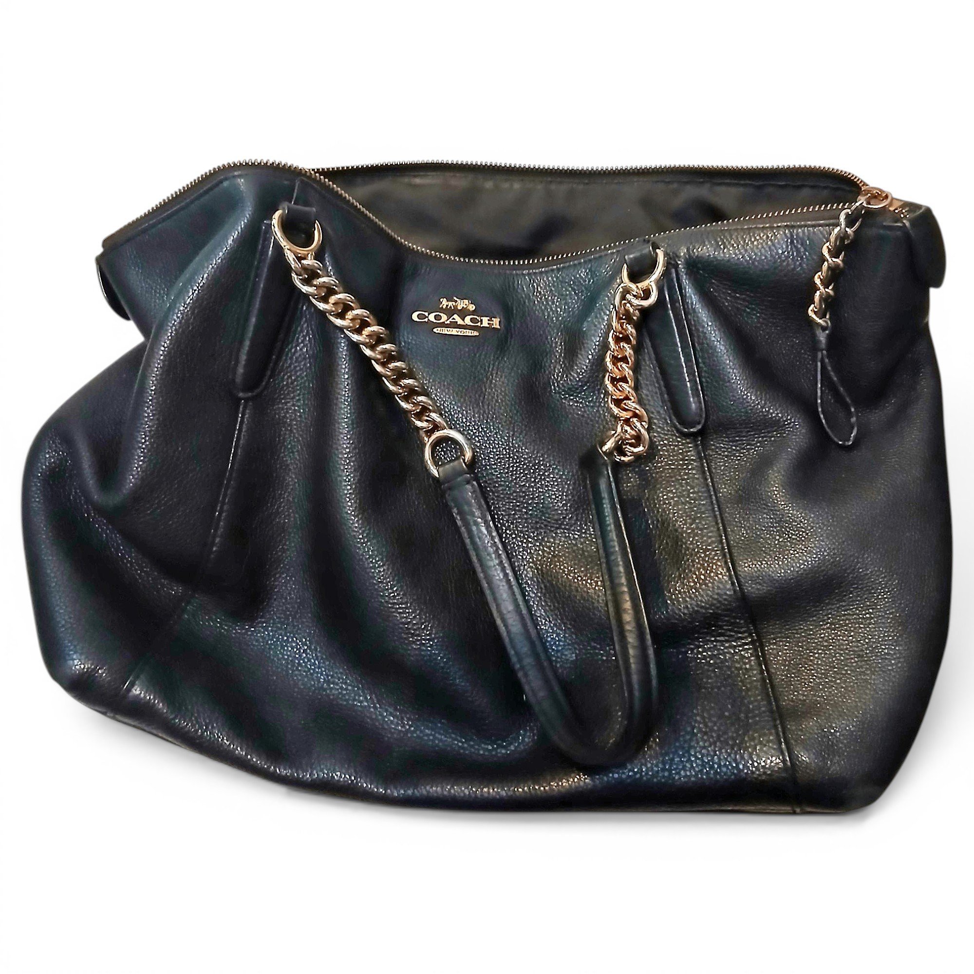 Leather handbag