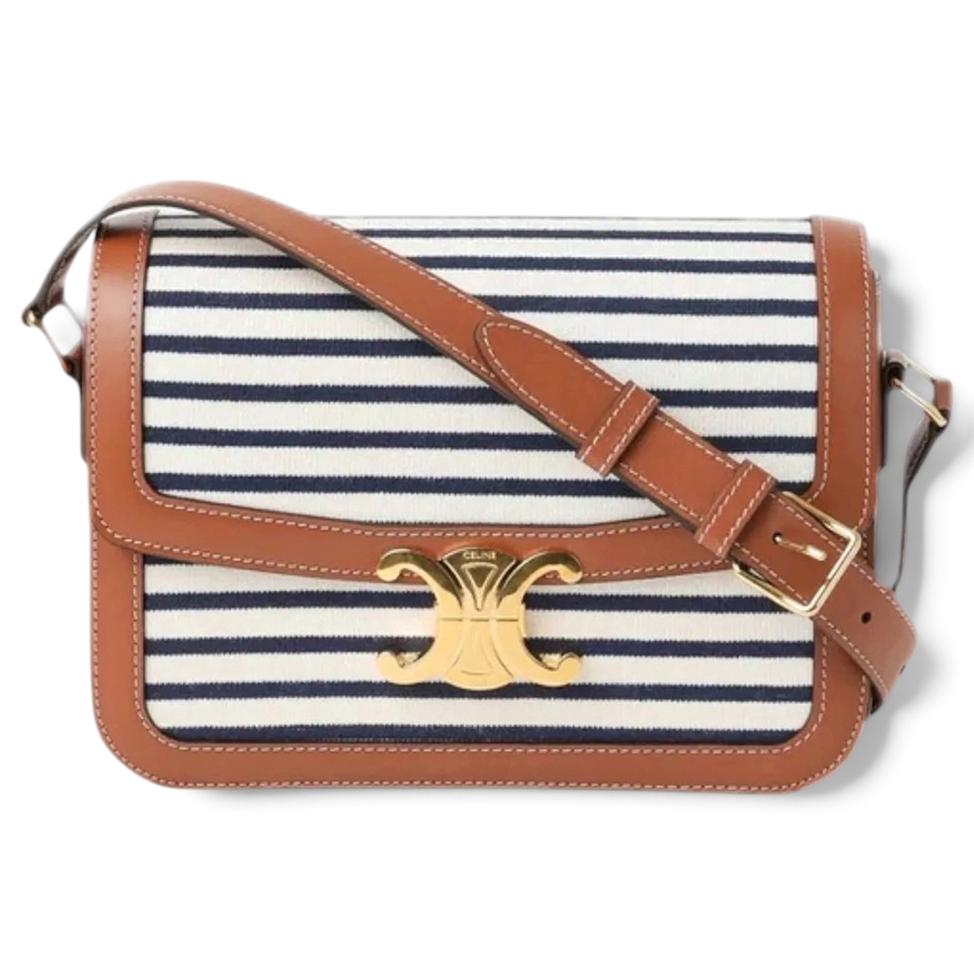 Triomphe leather handbag