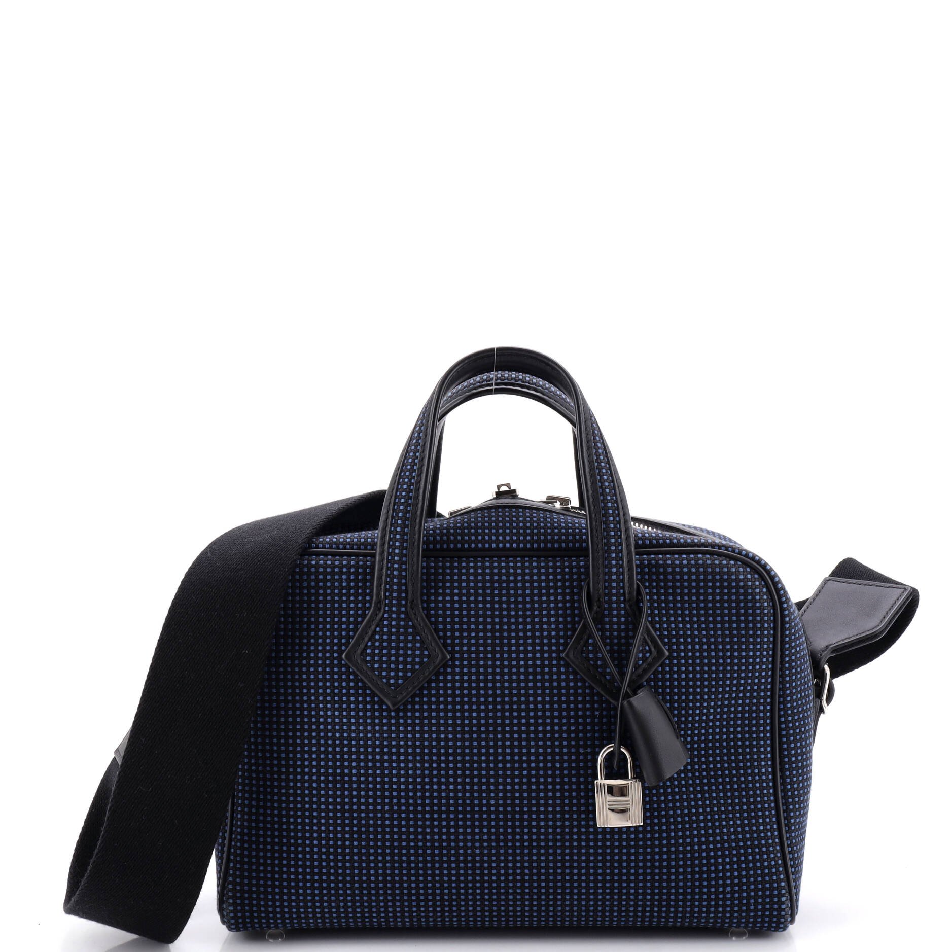 Victoria III Fourre Tout Bag Toile with Leather Mini