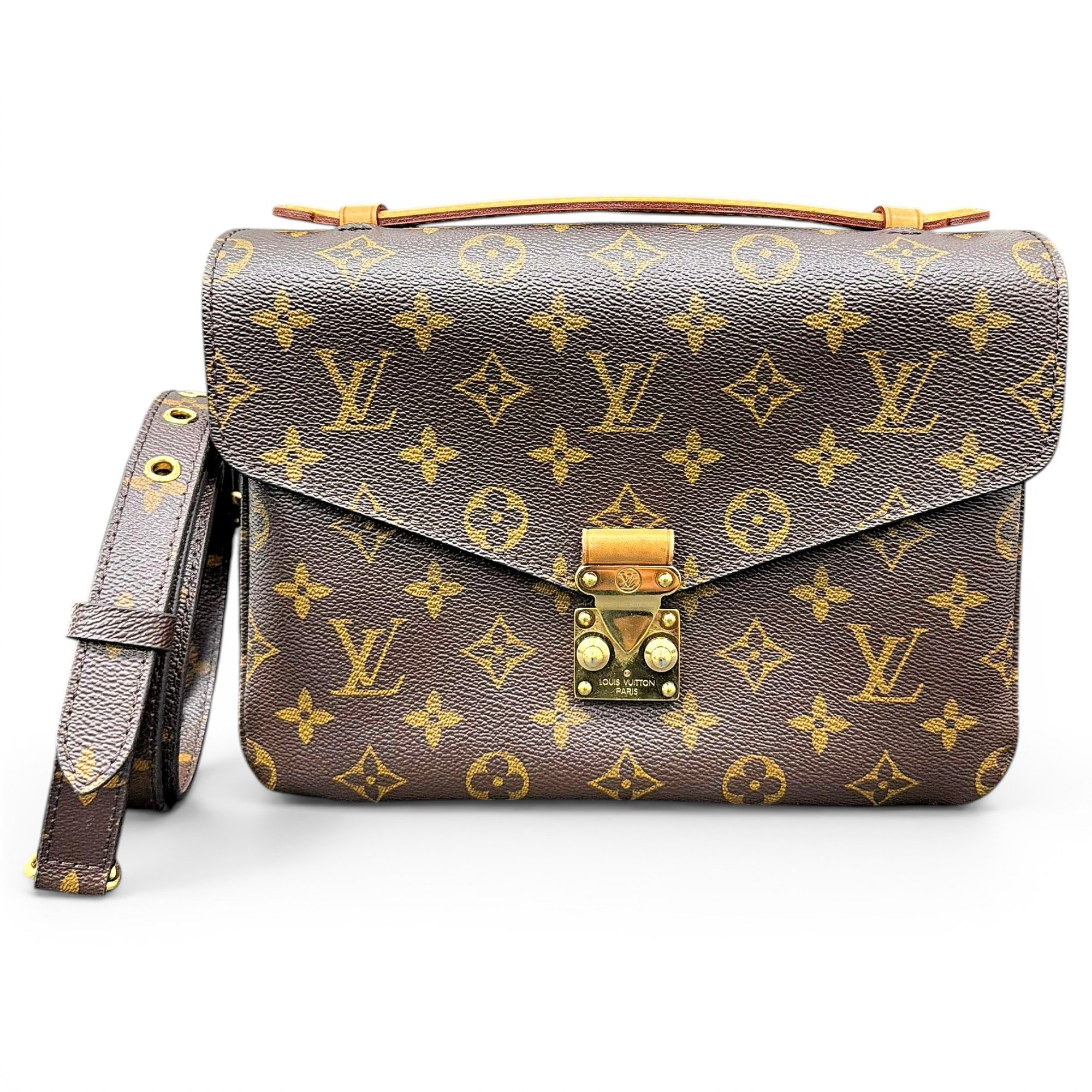 Metis leather handbag
