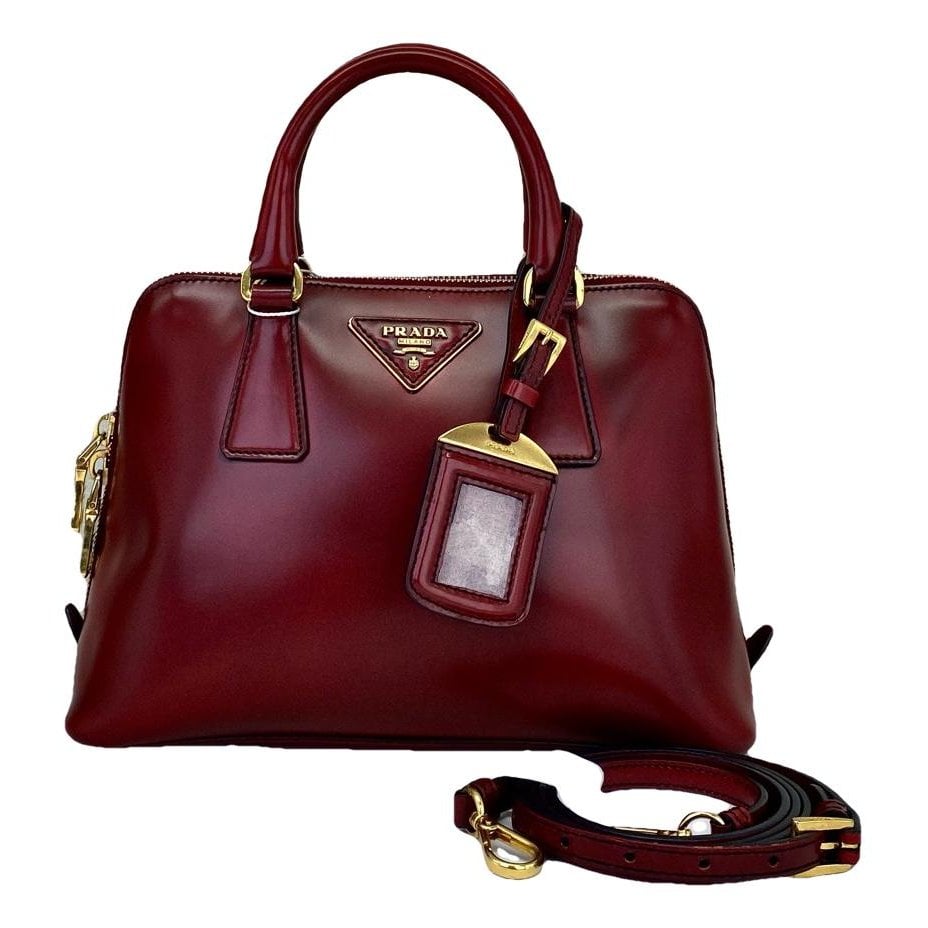 Promenade leather handbag